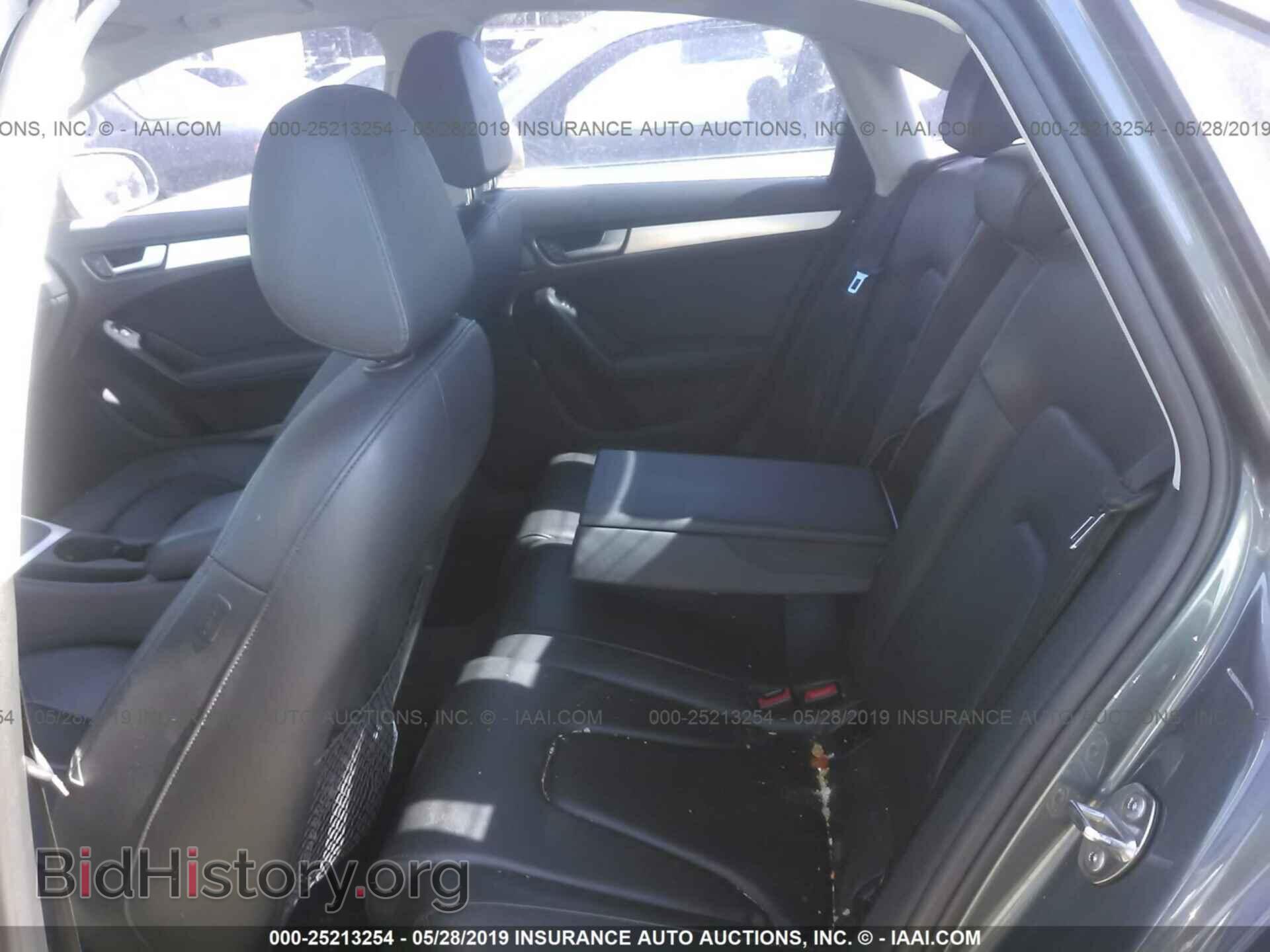 2012 AUDI A4 - VIN: WAUAFAFL8CA029784 - Фото 8
