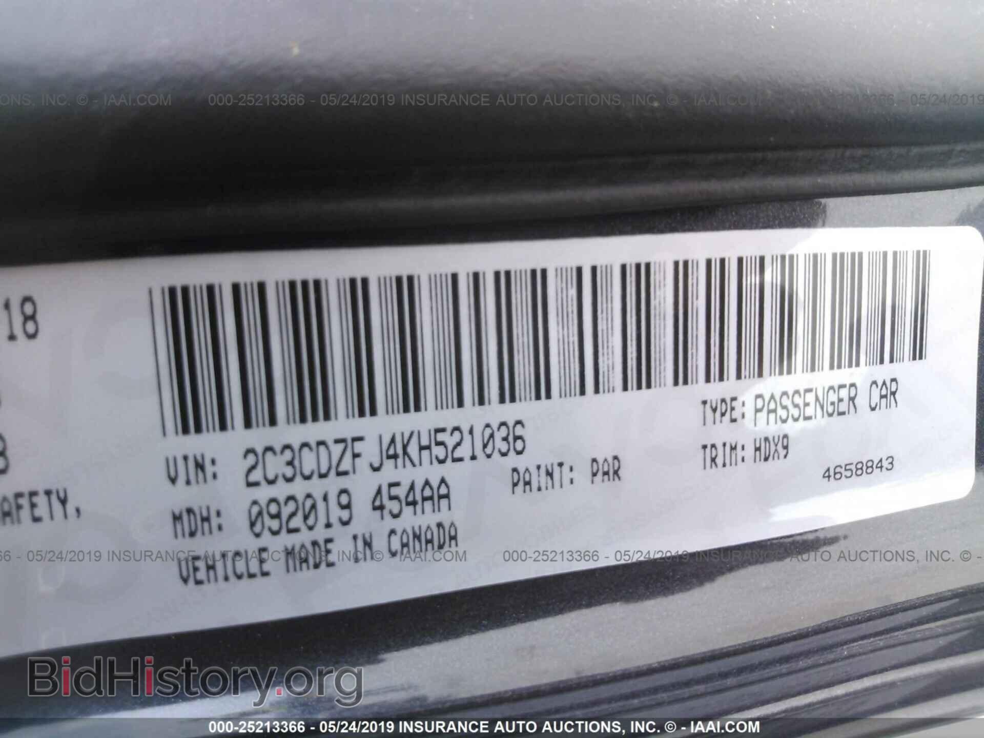 2019 DODGE CHALLENGER - VIN: 2C3CDZFJ4KH521036 - Photo 9