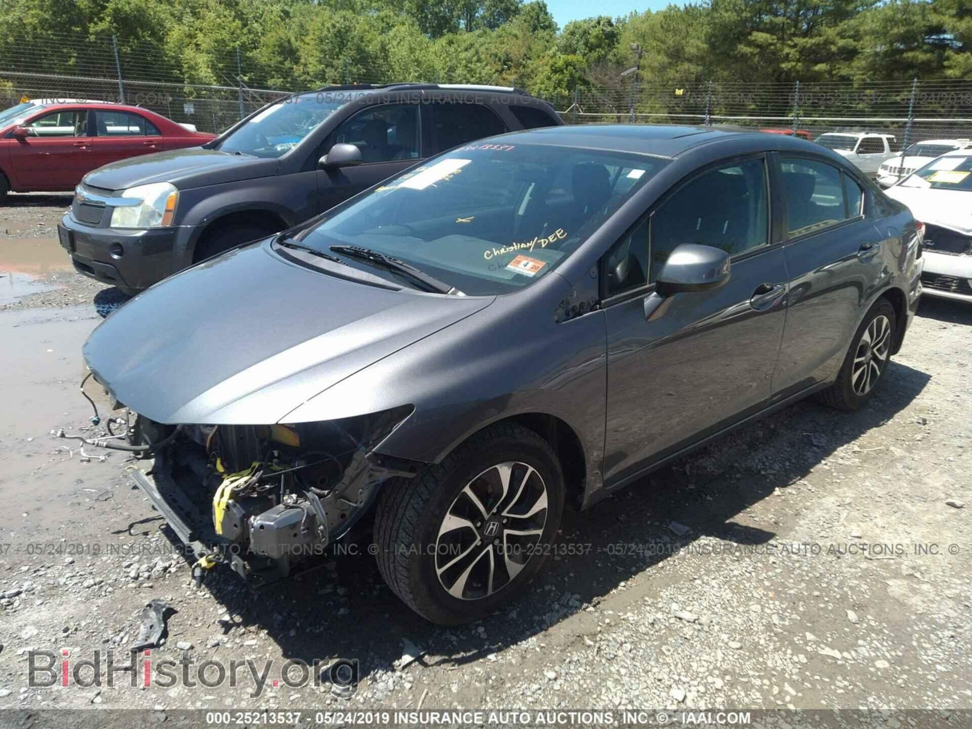 2013 HONDA CIVIC - VIN: 19XFB2F83DE224535 - Фото 2