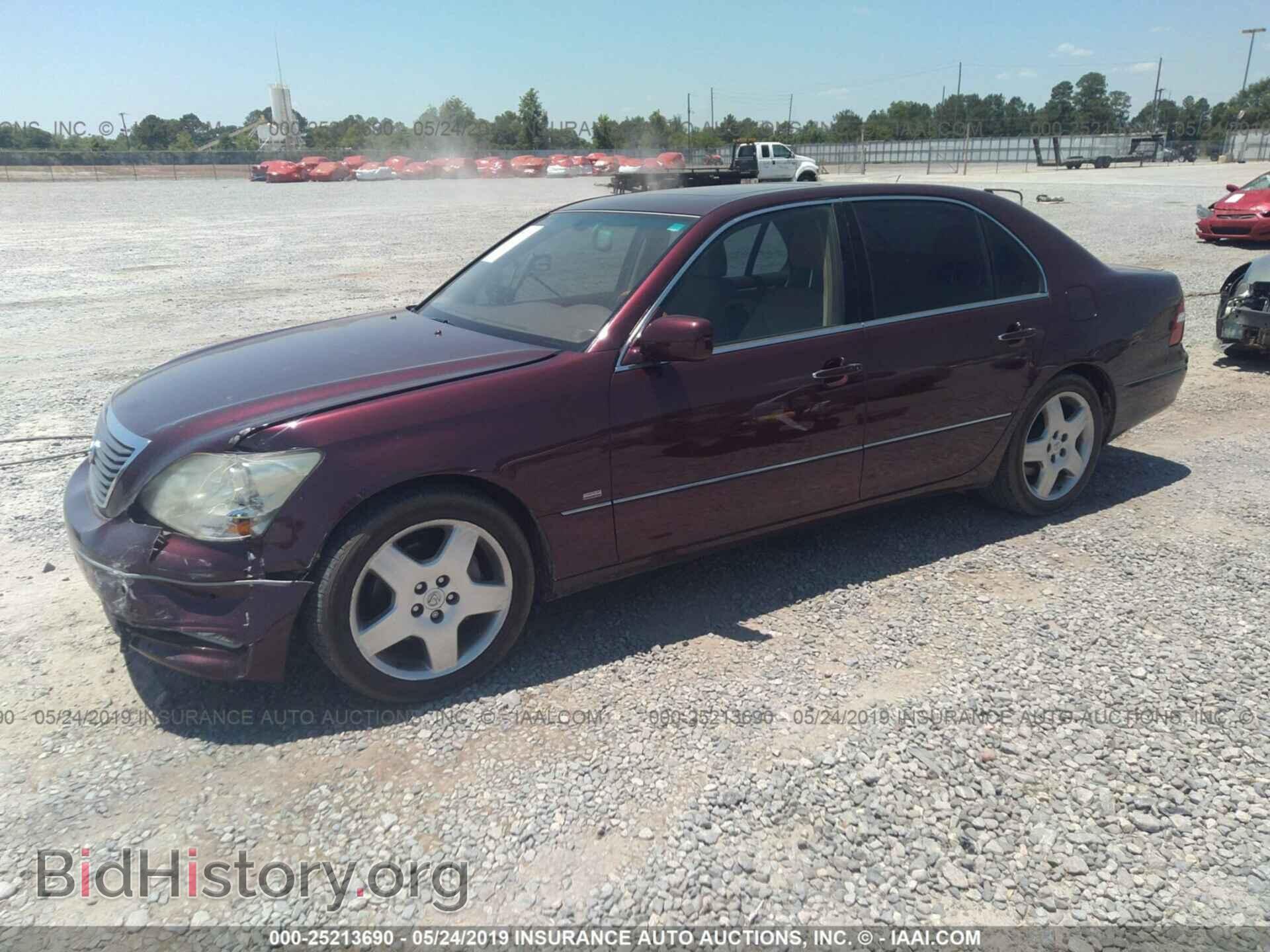 2004 LEXUS LS - VIN: JTHBN36FX40129875 - Фото 2