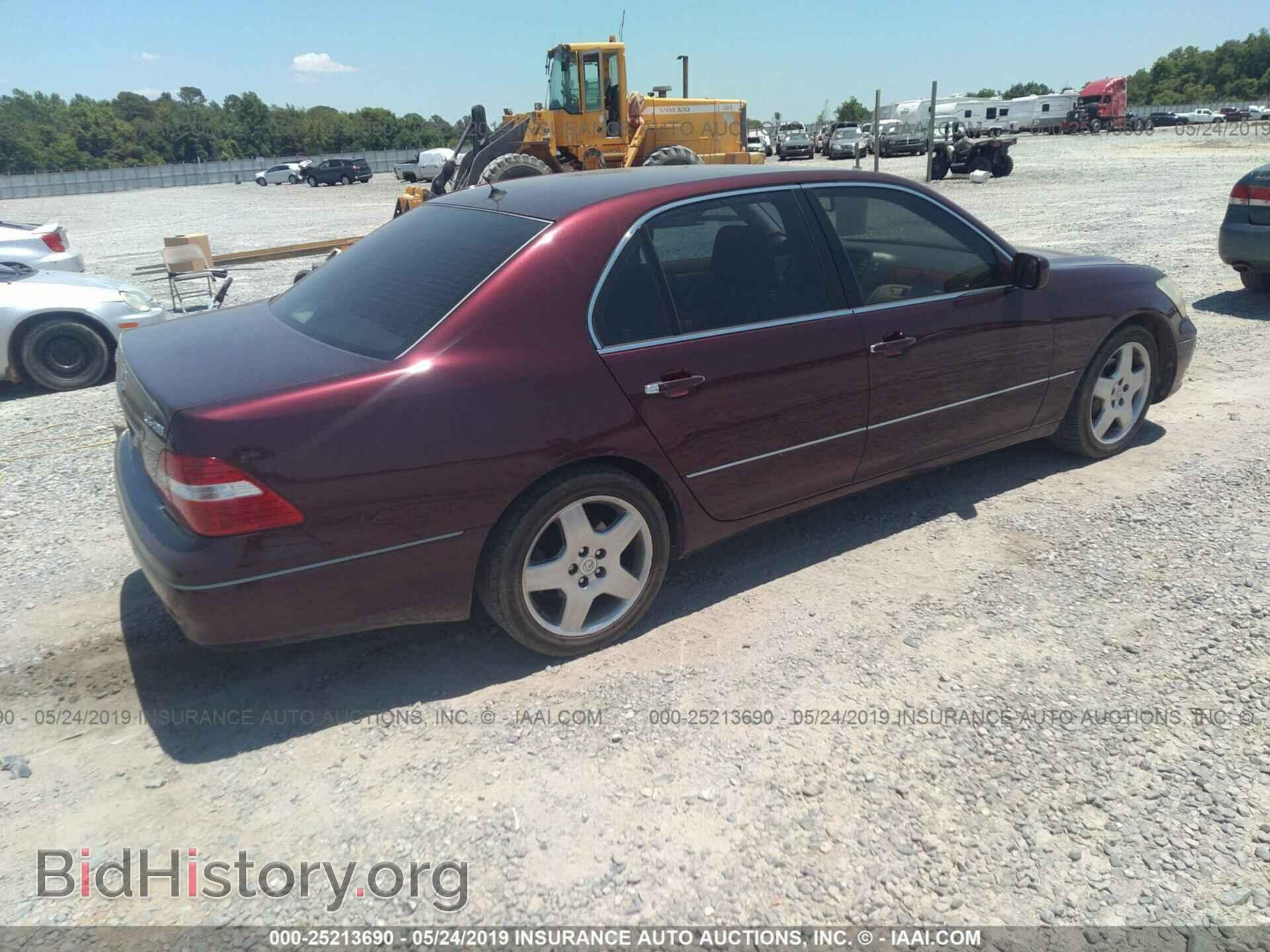2004 LEXUS LS - VIN: JTHBN36FX40129875 - Фото 4