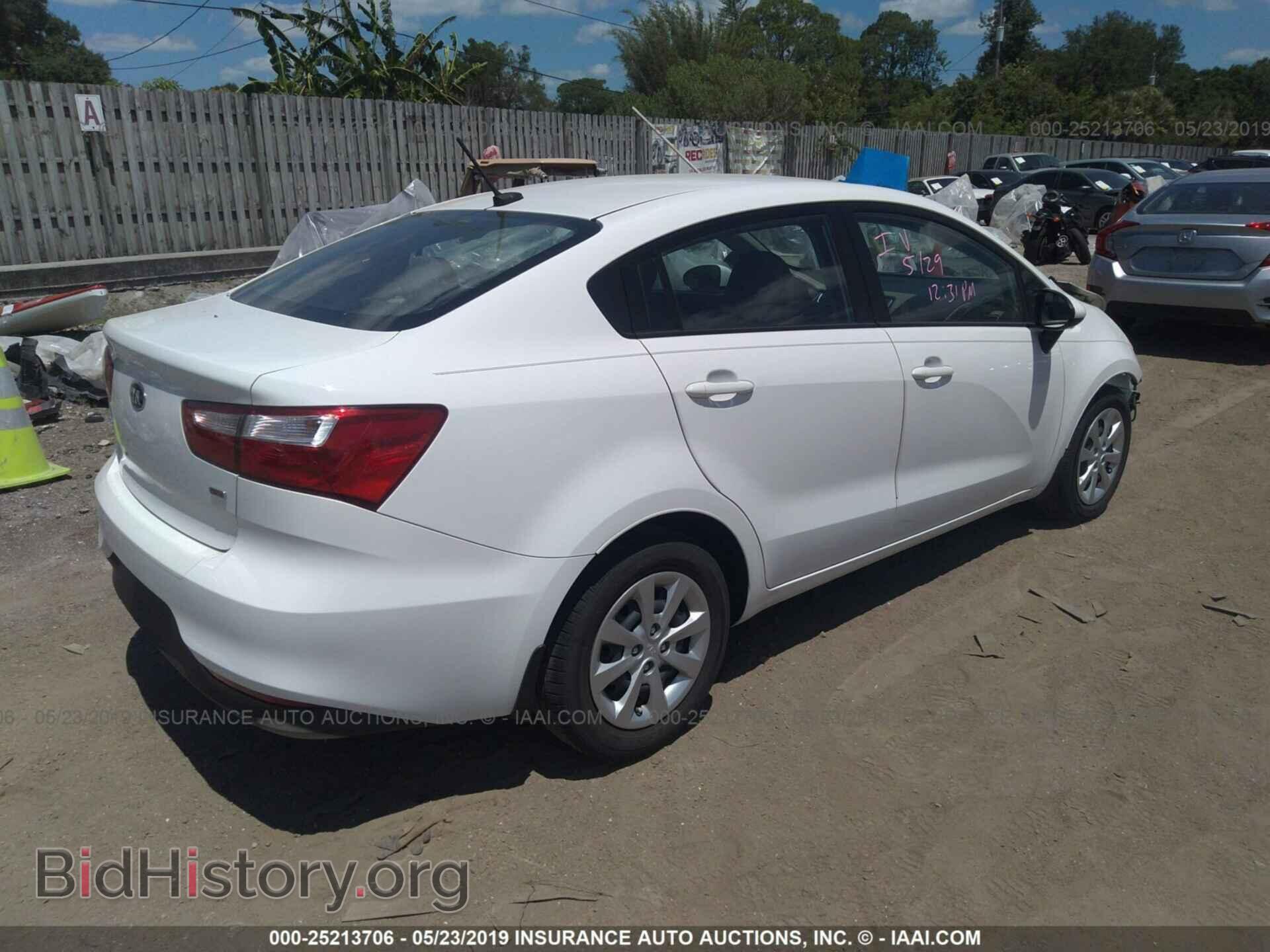 2016 KIA RIO - VIN: KNADM4A33G6639760 - Фото 4