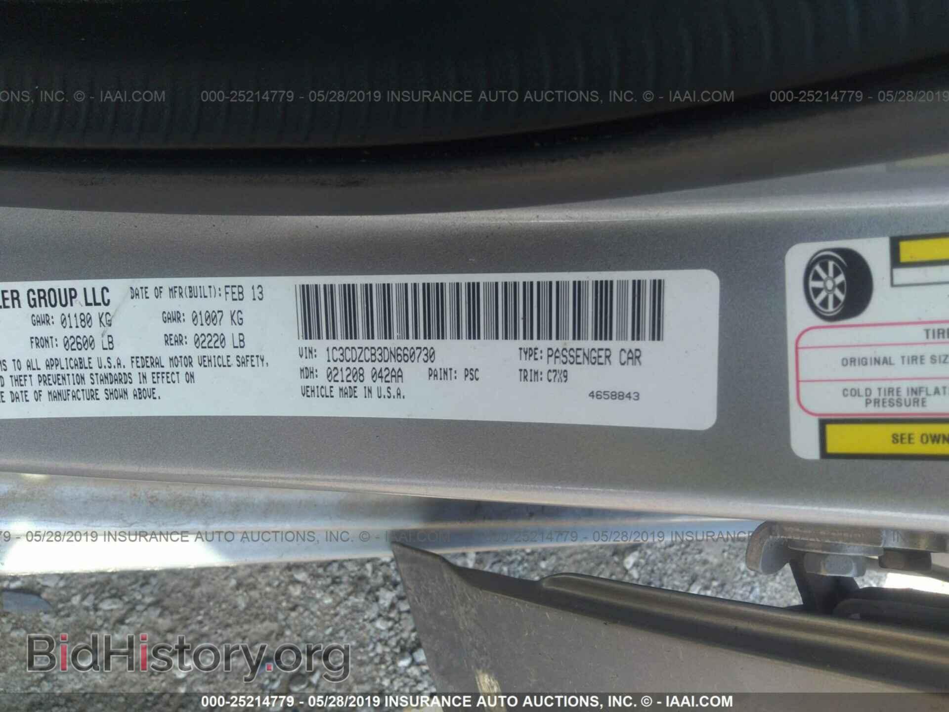 2013 DODGE AVENGER - VIN: 1C3CDZCB3DN660730 - Фото 9
