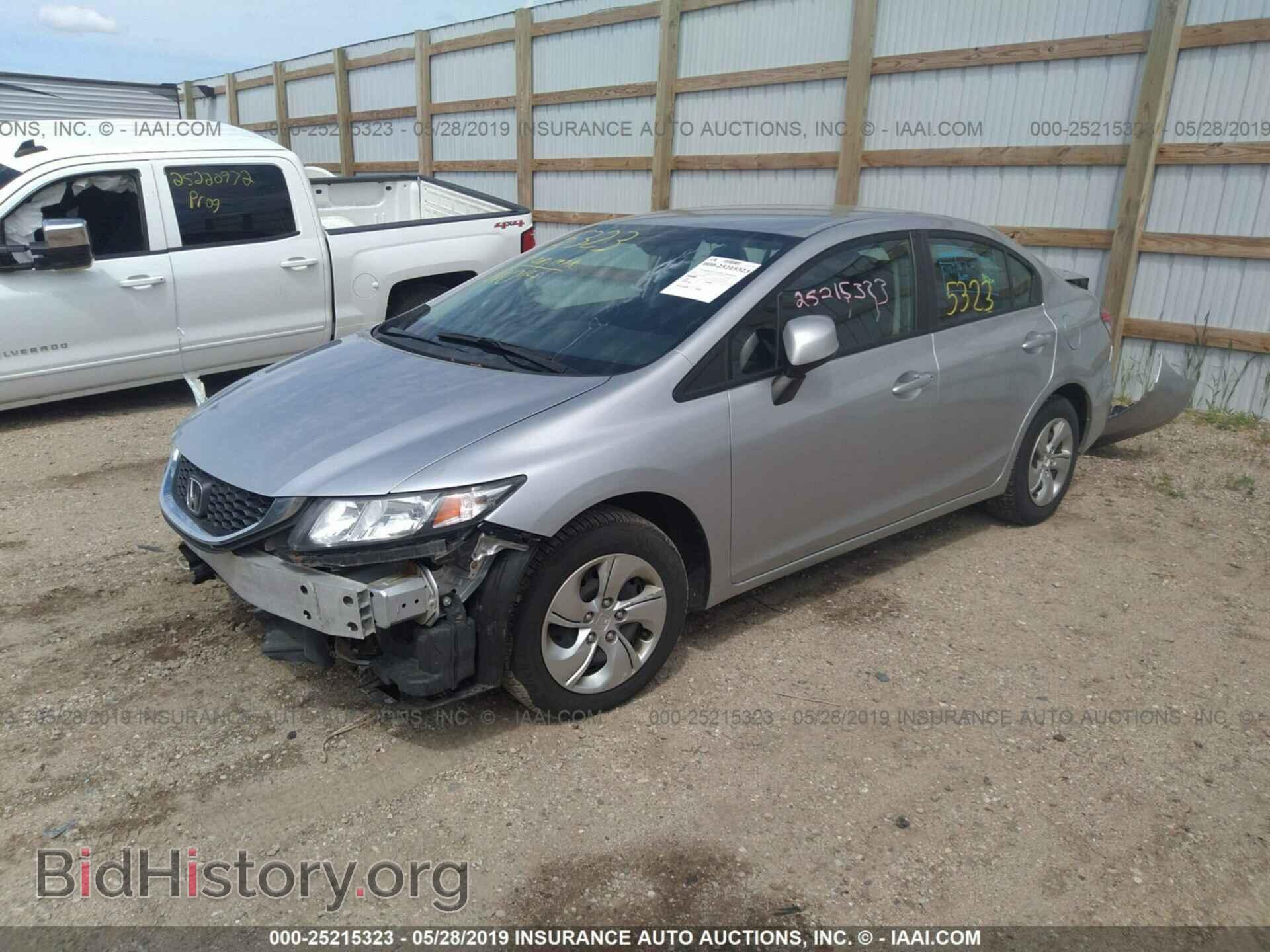 2013 HONDA CIVIC - VIN: 19XFB2F57DE099576 - Фото 2
