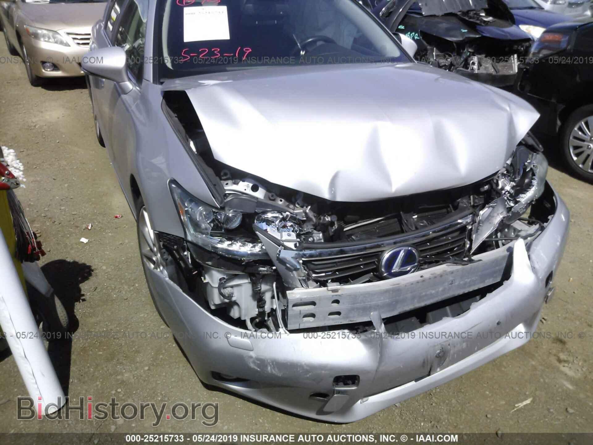 2012 LEXUS CT - VIN: JTHKD5BH1C2051060 - Фото 6