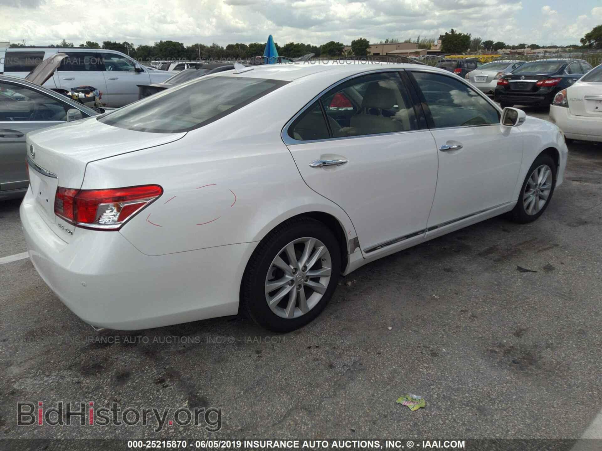 2011 LEXUS ES - VIN: JTHBK1EG5B2442129 - Фото 4