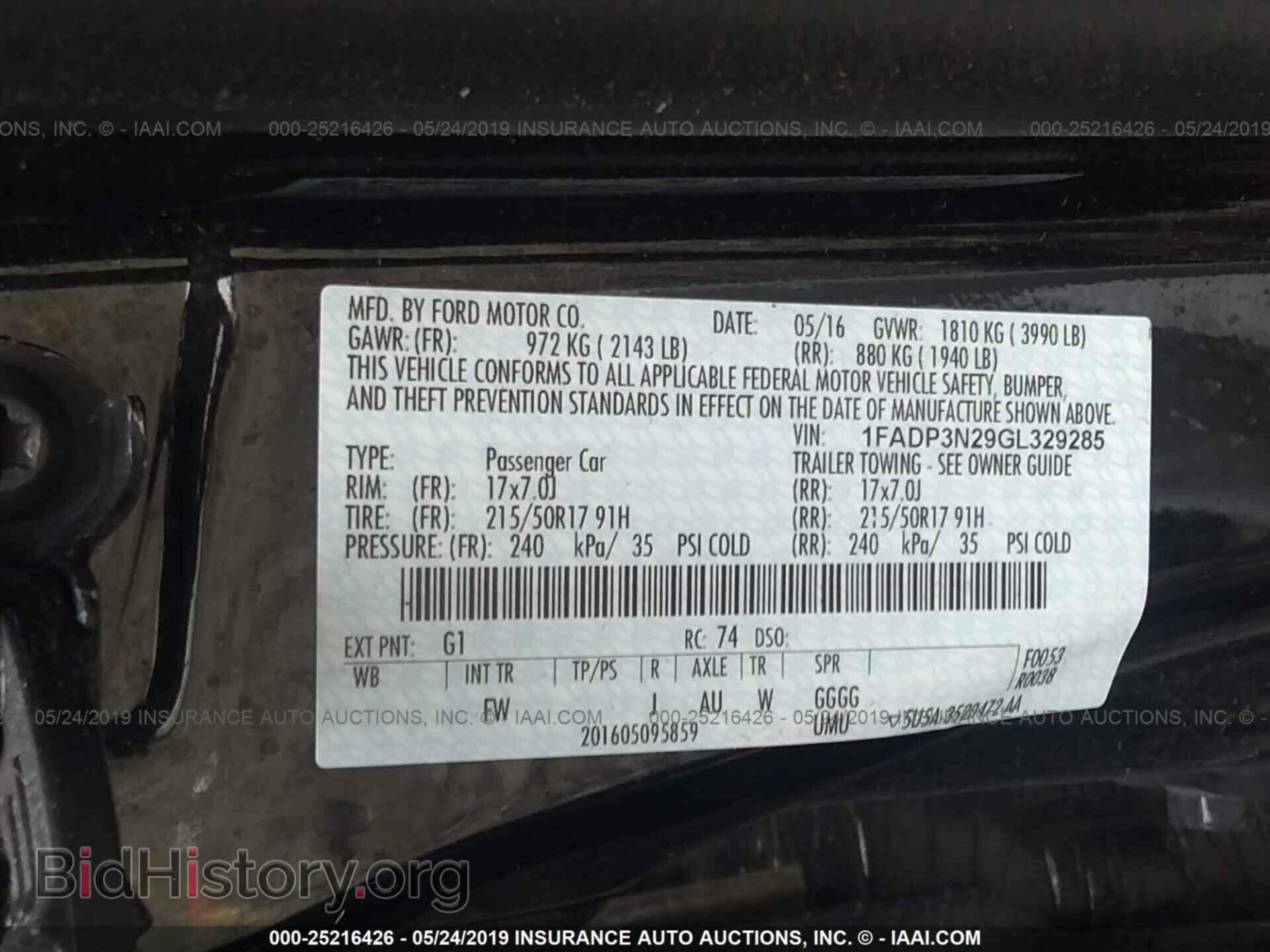 2016 FORD FOCUS - VIN: 1FADP3N29GL329285 - Photo 9