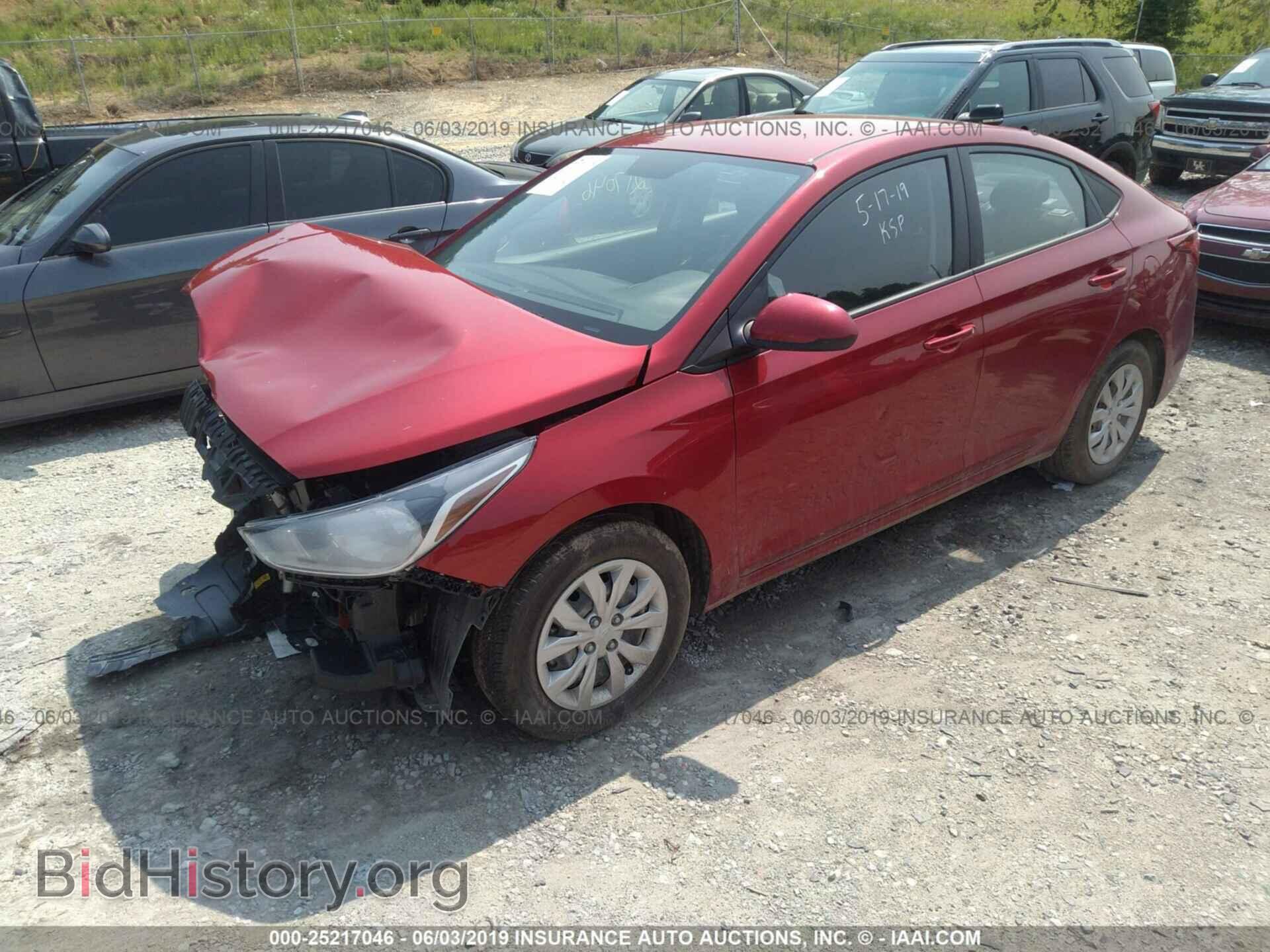 2019 HYUNDAI ACCENT - VIN: 3KPC24A36KE071740 - Фото 2