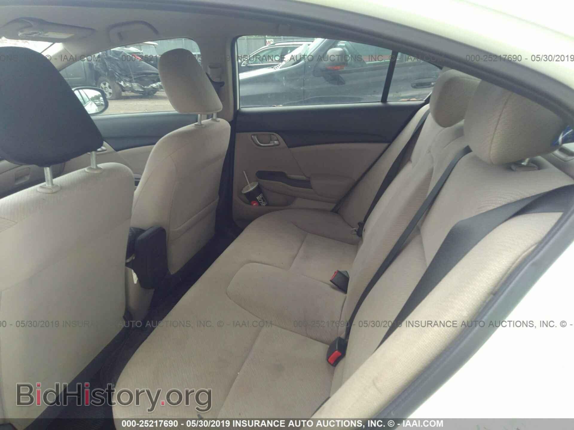 2013 HONDA CIVIC - VIN: 19XFB2F54DE064400 - Фото 8