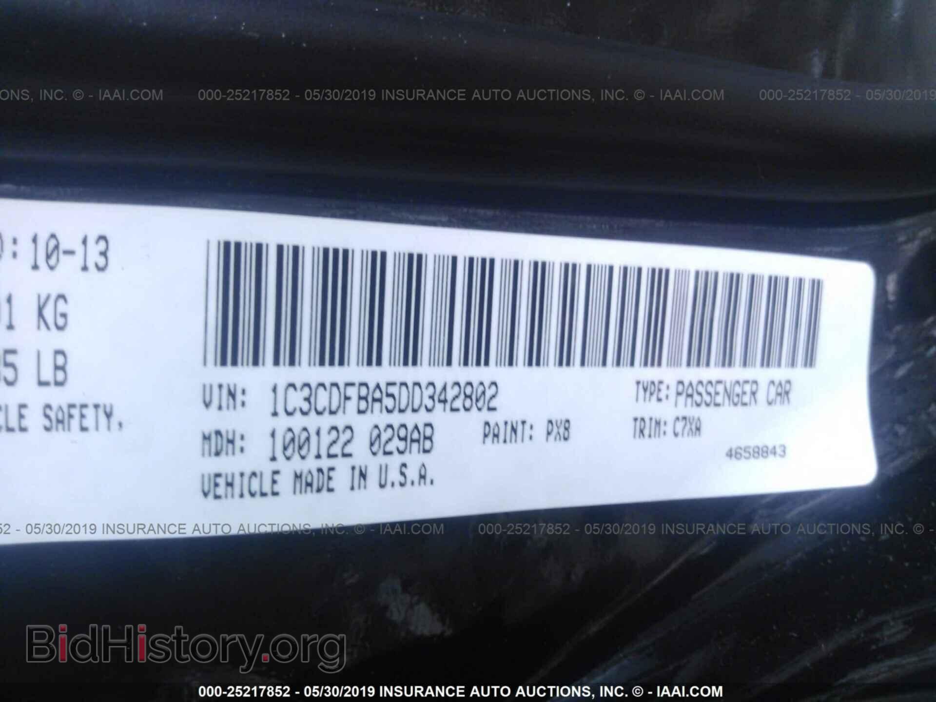 2013 DODGE DART - VIN: 1C3CDFBA5DD342802 - Photo 9