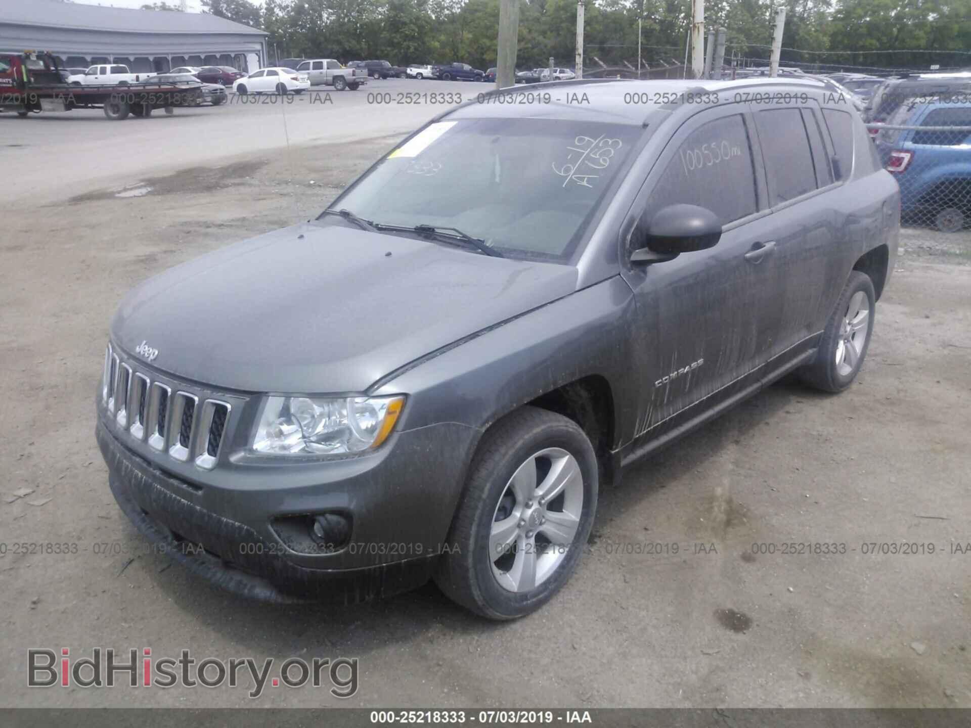 2012 JEEP COMPASS - VIN: 1C4NJDEB0CD625855 - Фото 2