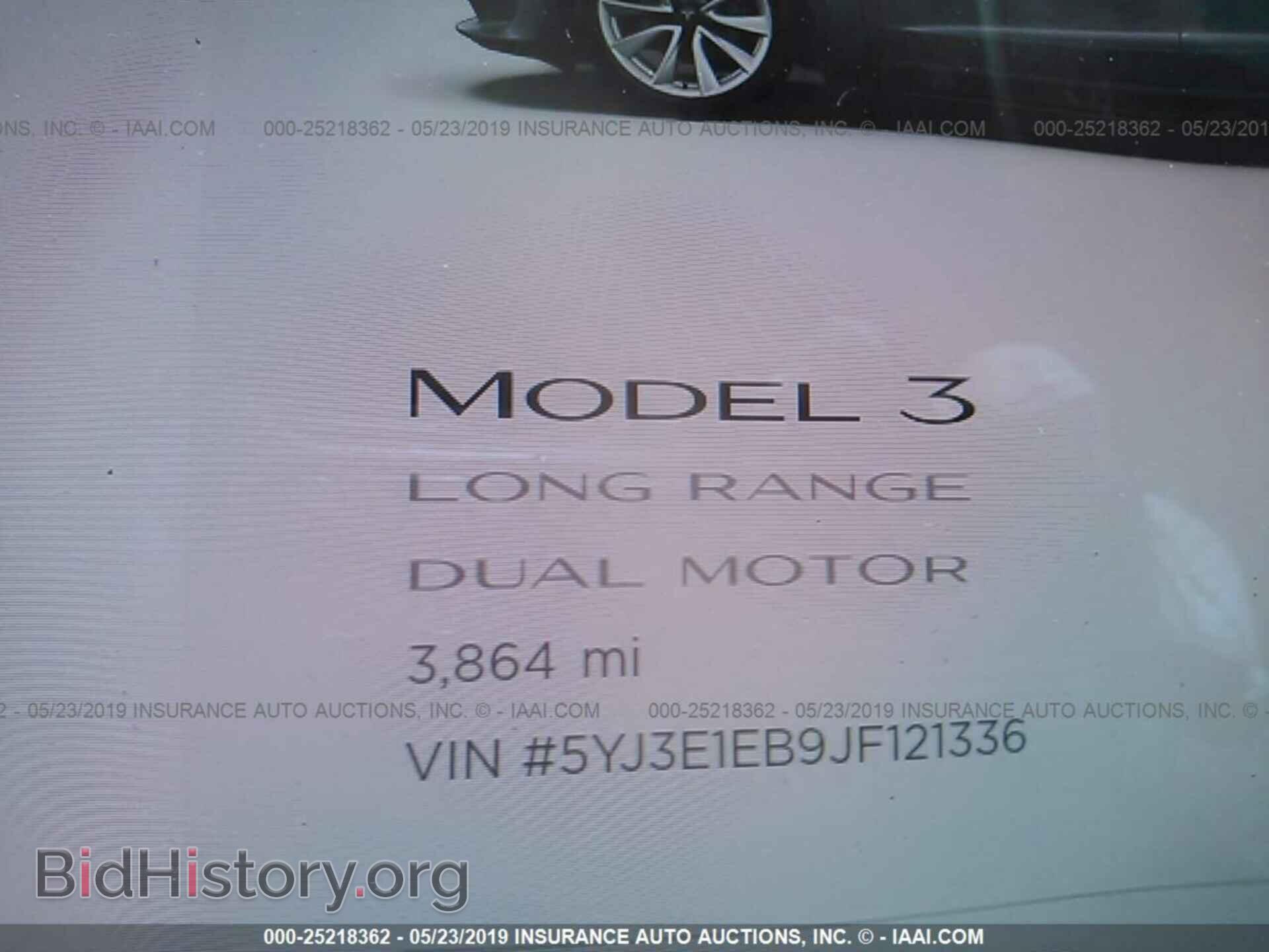 2018 TESLA MODEL 3 - VIN: 5YJ3E1EB9JF121336 - Фото 7