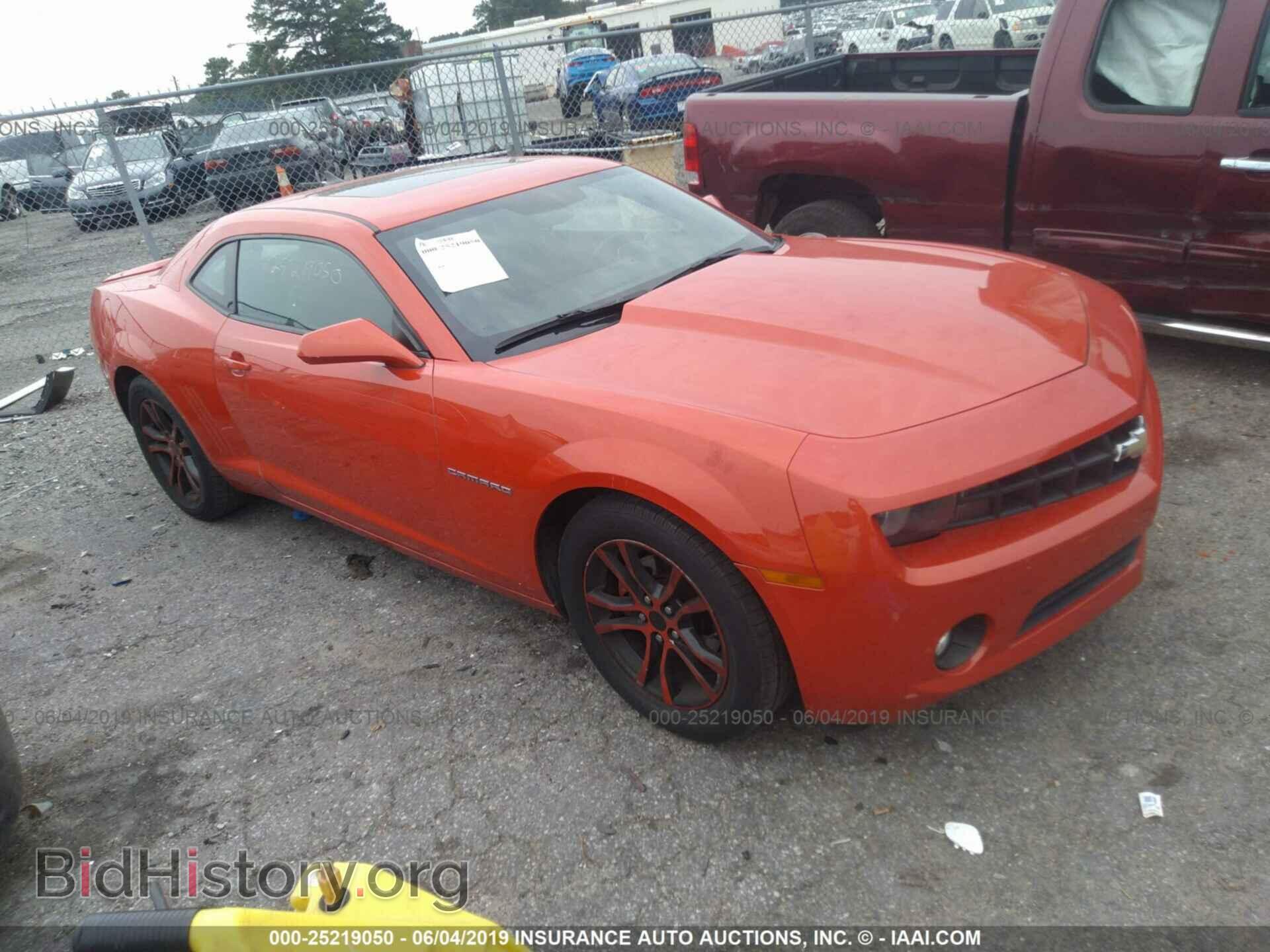 Photo 2G1FB1E38D9198148 - CHEVROLET CAMARO 2013