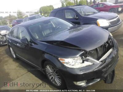 2010 Lexus LS, черный — VIN JTHBL5EF2A5096176, IAAI