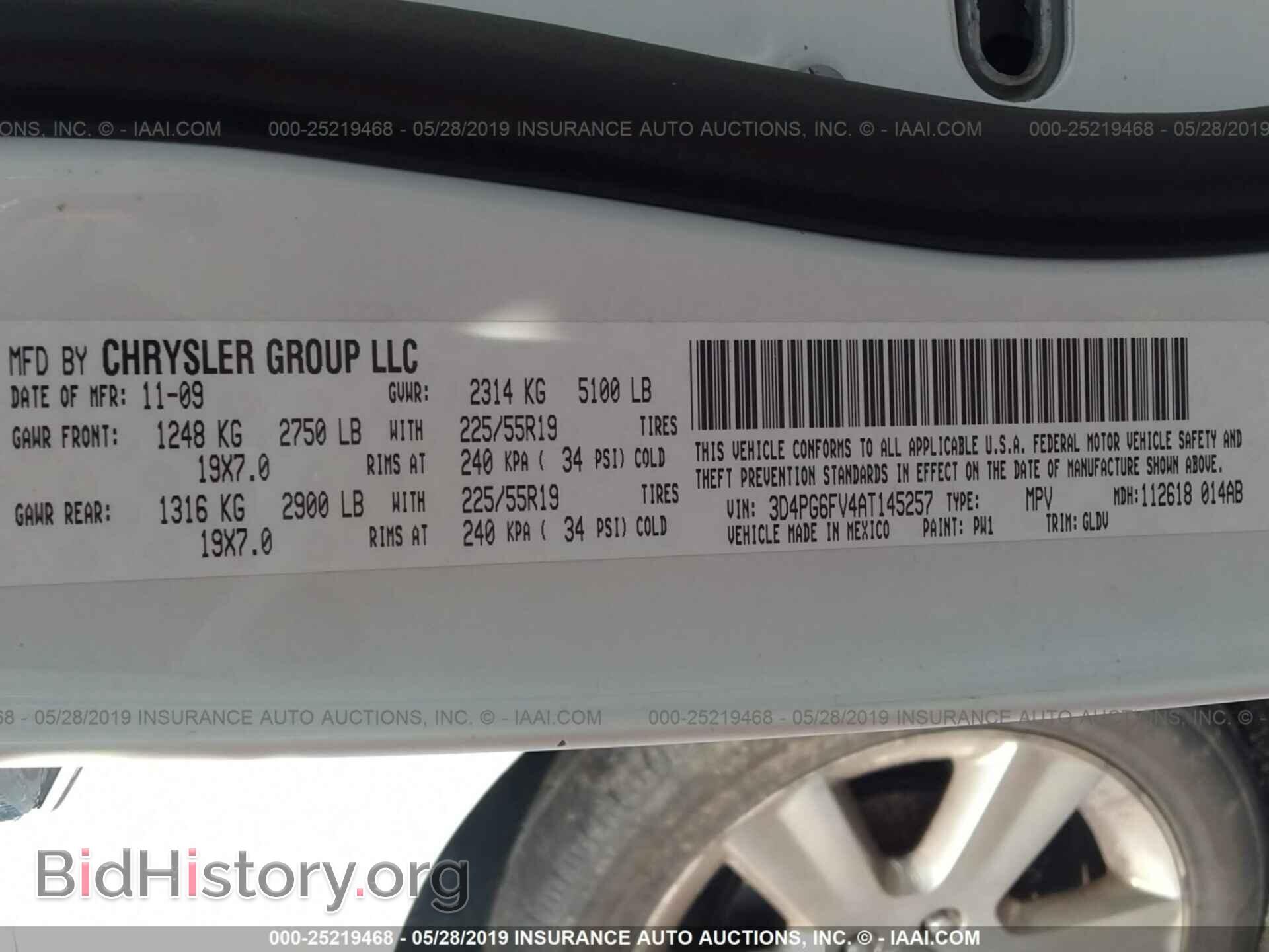 2010 DODGE JOURNEY - VIN: 3D4PG6FV4AT145257 - Фото 9