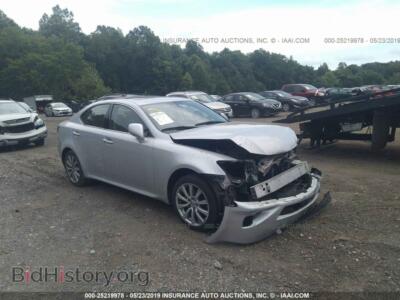 2006 Lexus IS 250, silver — VIN JTHCK262765001197, IAAI
