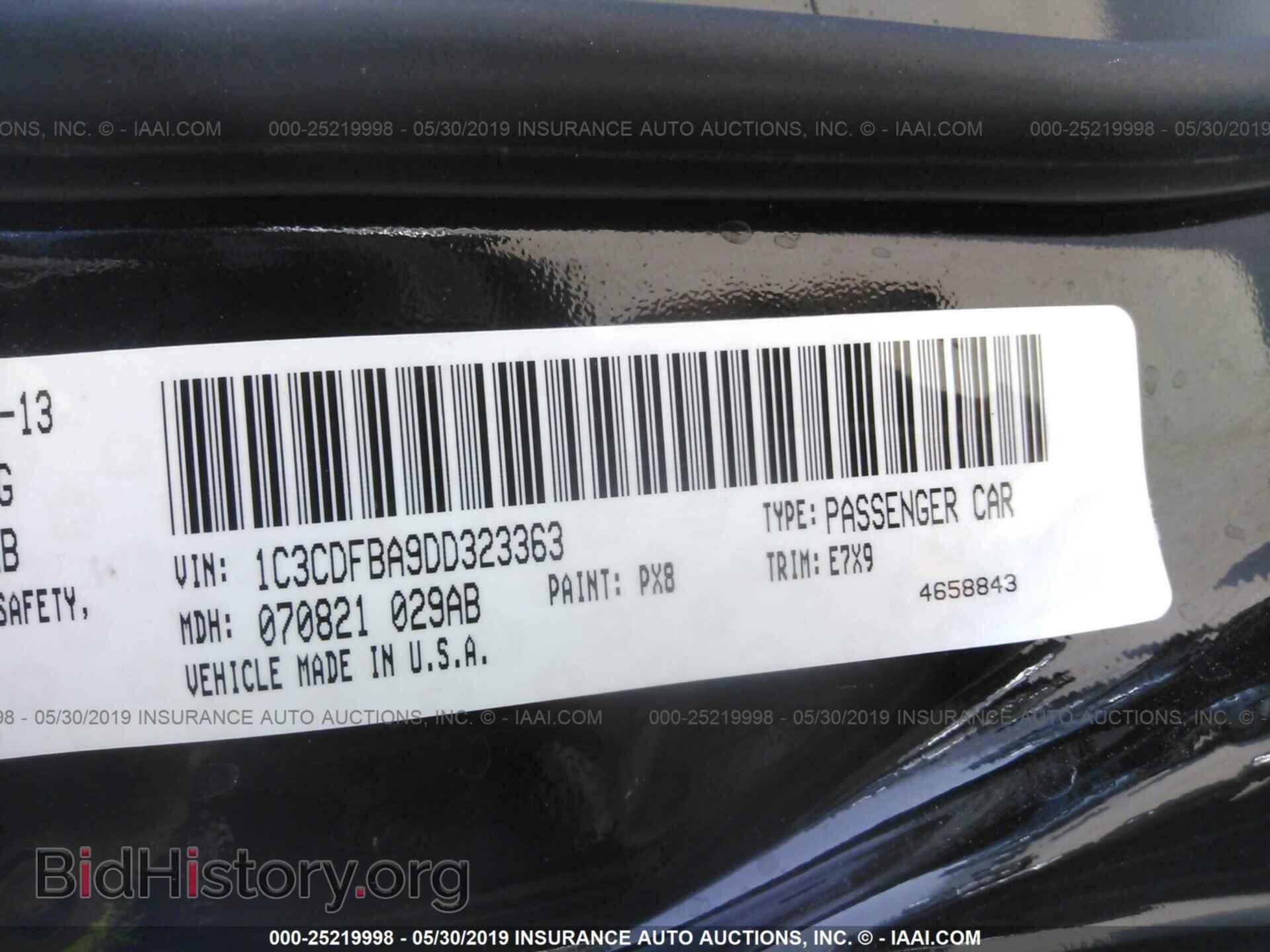 2013 DODGE DART - VIN: 1C3CDFBA9DD323363 - Photo 9