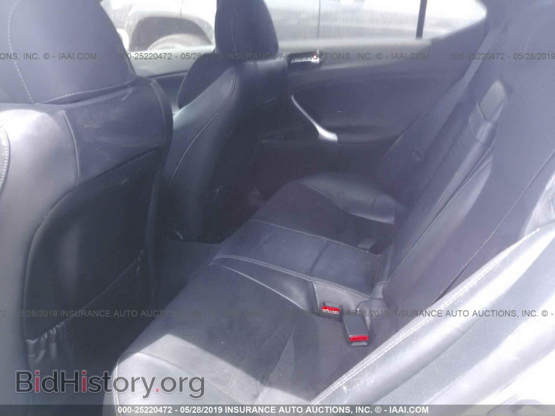 2012 LEXUS IS - VIN: JTHBF5C21C5169869 - Фото 8