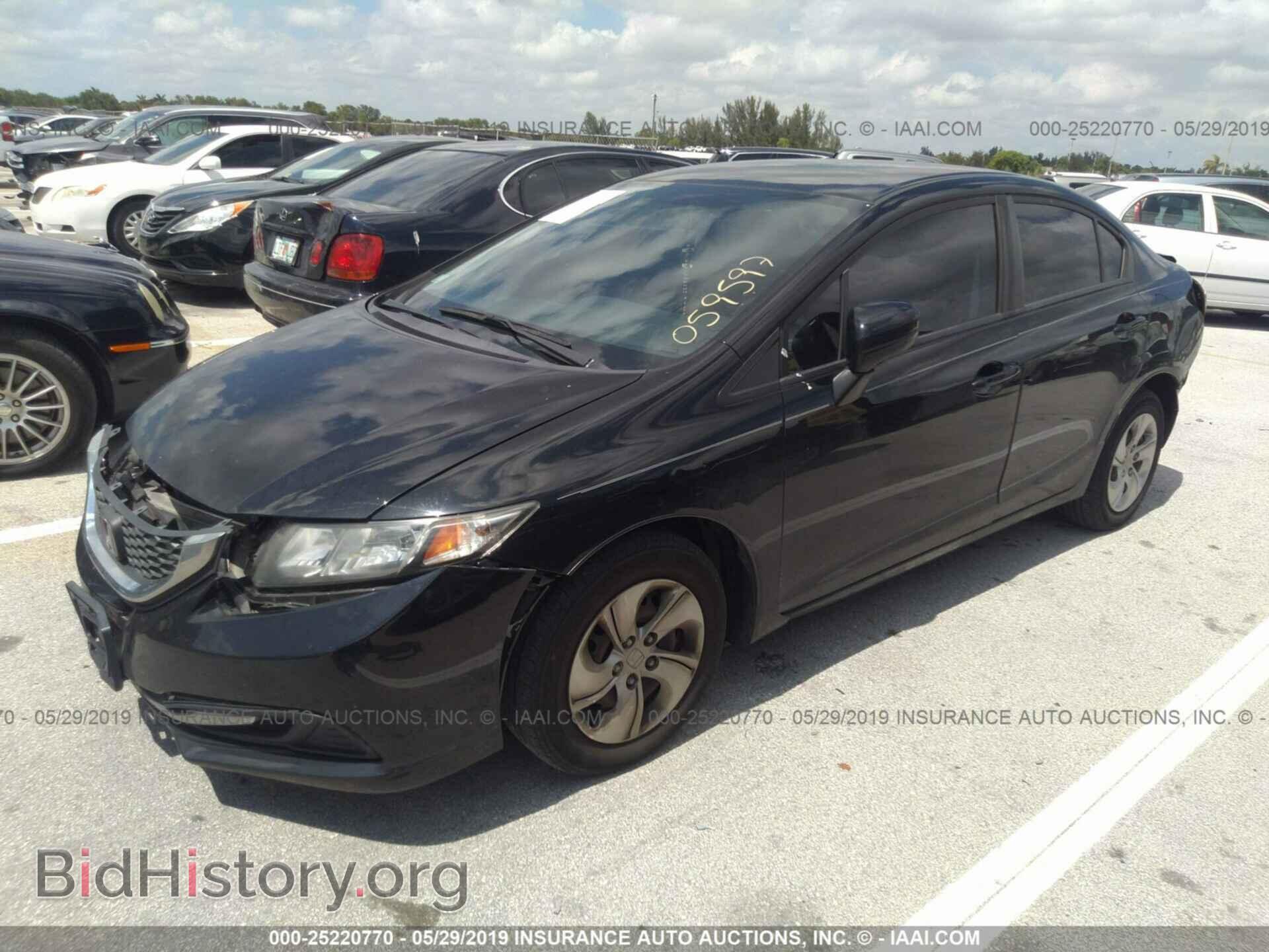 2014 HONDA CIVIC - VIN: 19XFB2F50EE059597 - Фото 2