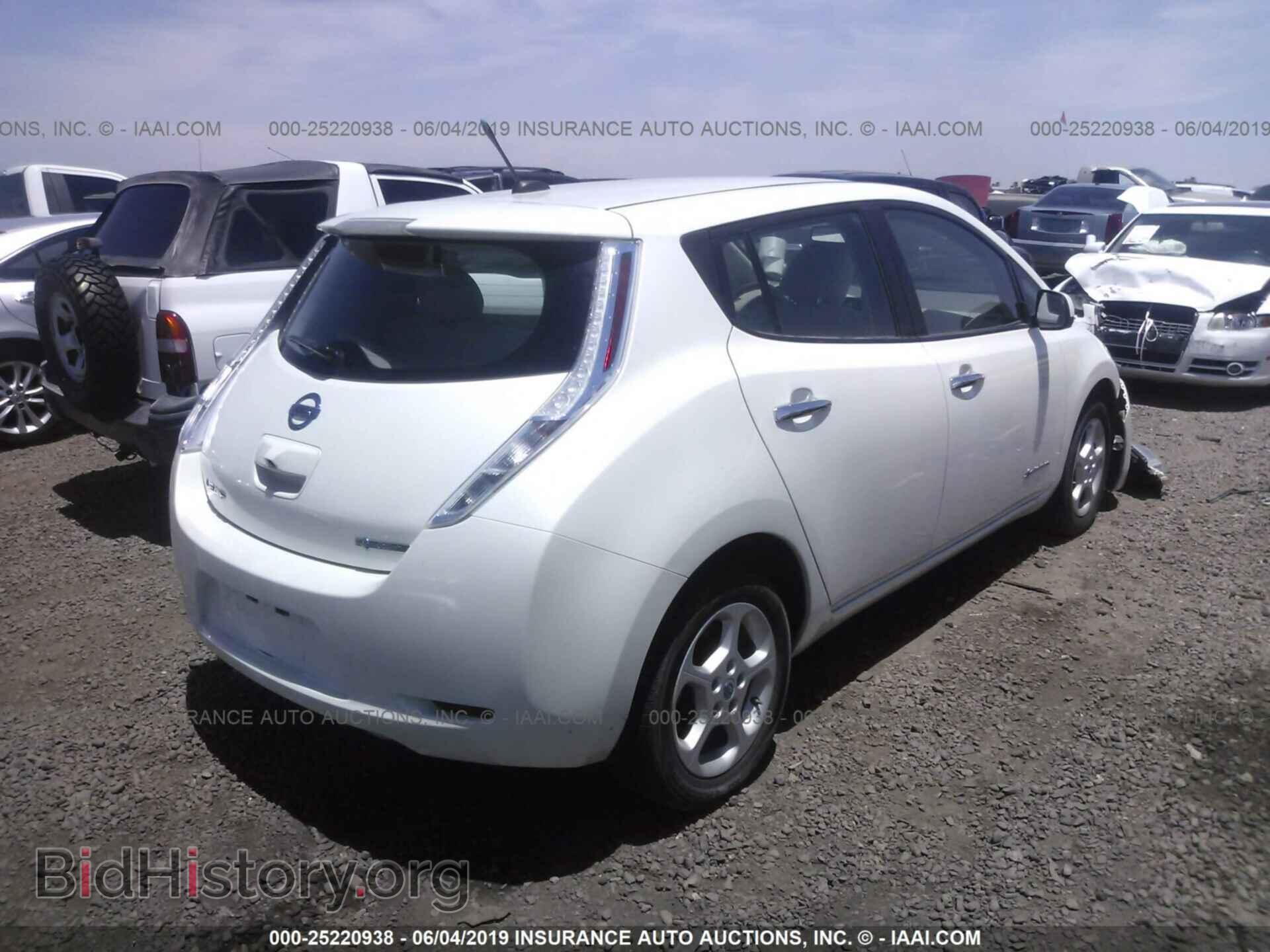 2013 NISSAN LEAF - VIN: 1N4AZ0CP0DC415526 - Фото 4