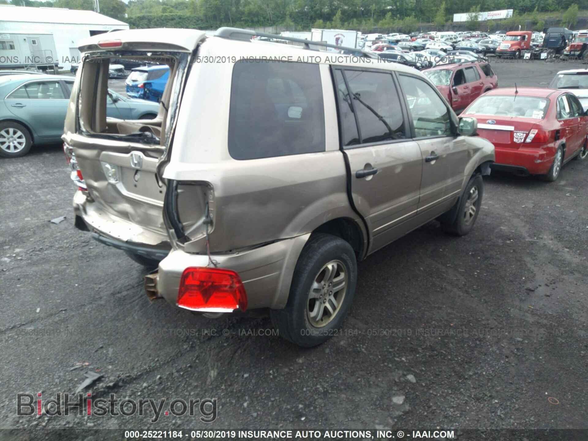 2005 HONDA PILOT - VIN: 5FNYF18445B034806 - Photo 4