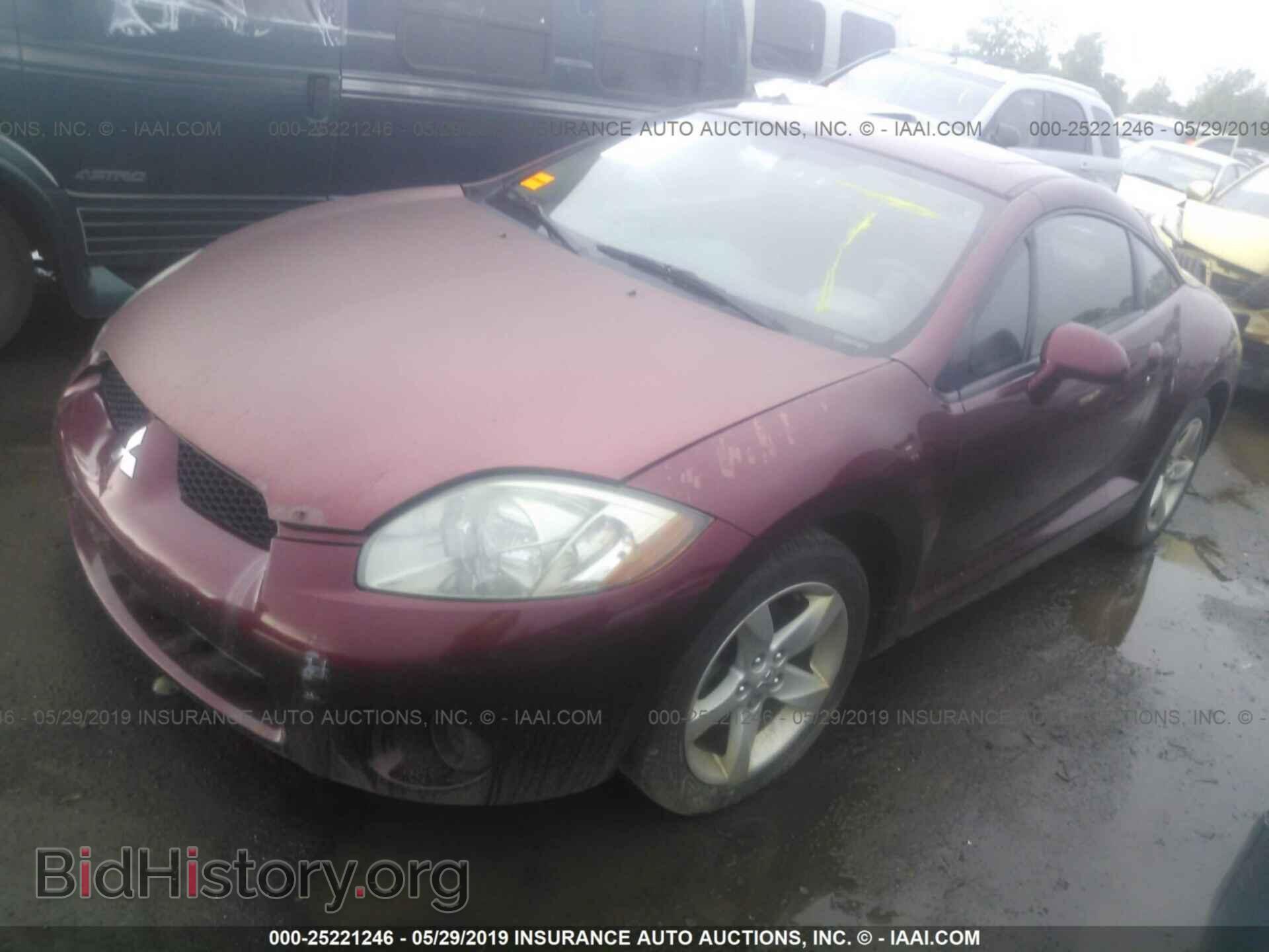 2007 MITSUBISHI ECLIPSE - VIN: 4A3AK24F77E027294 - Фото 2