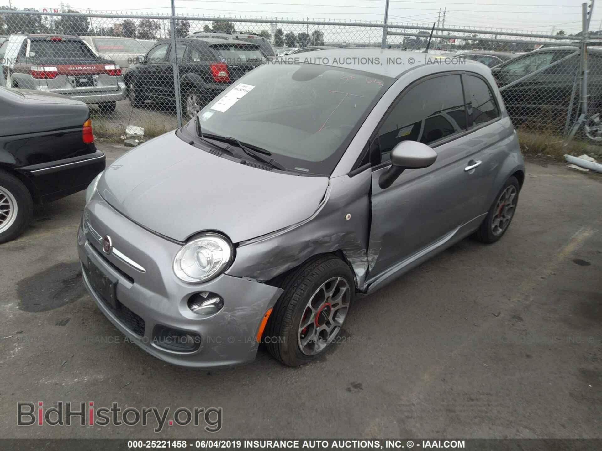 2015 FIAT 500 - VIN: 3C3CFFBR0FT642700 - Фото 2