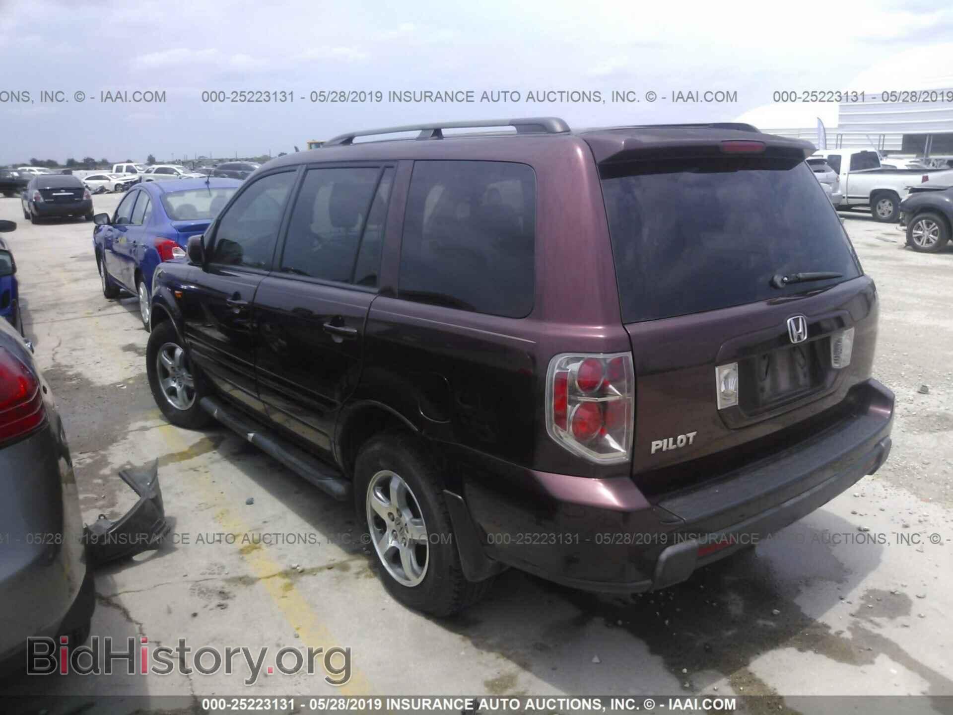 2007 HONDA PILOT - VIN: 5FNYF284X7B001396 - Фото 3