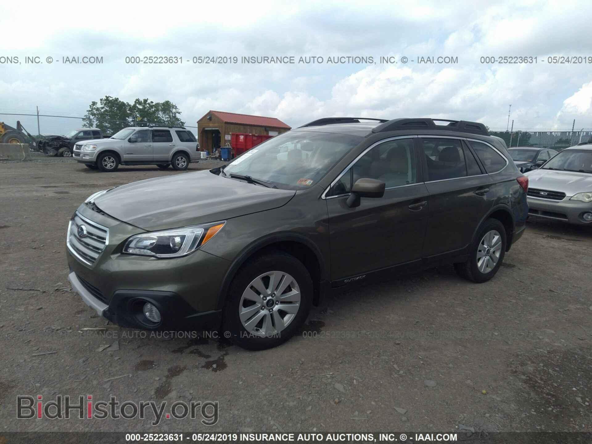 2015 SUBARU OUTBACK - VIN: 4S4BSADC2F3219851 - Фото 2