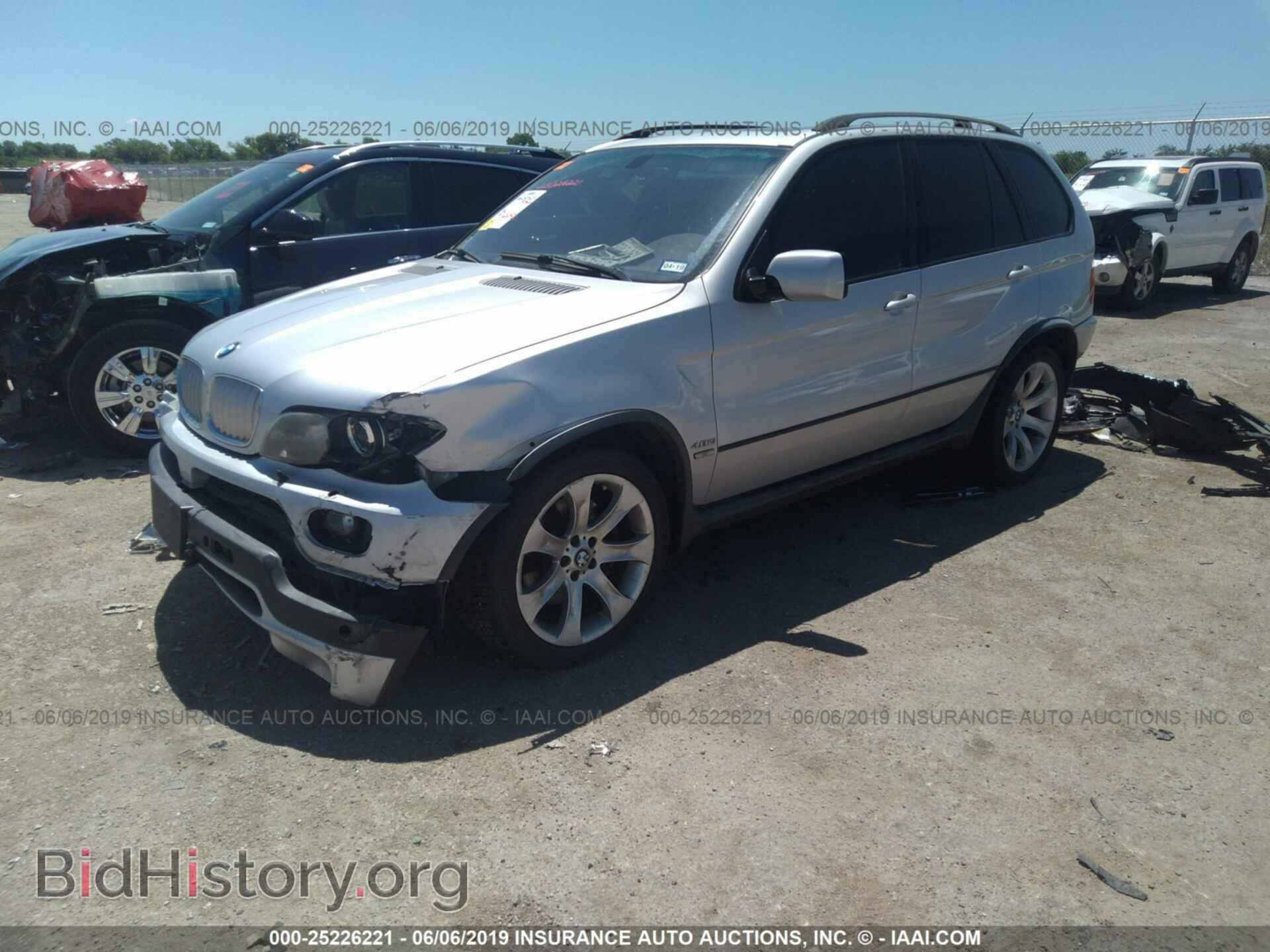 2005 BMW X5 - VIN: 5UXFA93595LE83496 - Фото 2