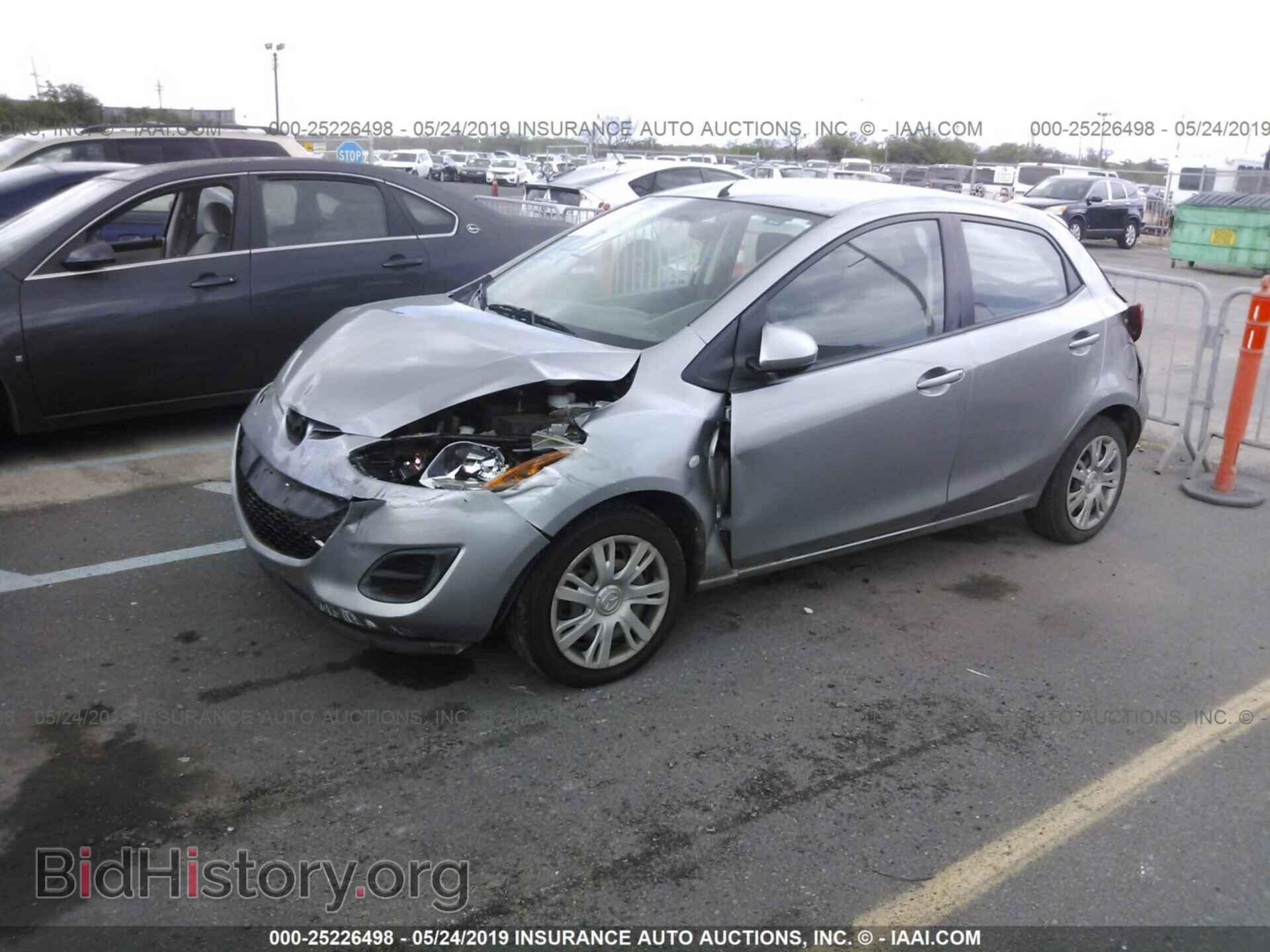 2014 MAZDA MAZDA2 - VIN: JM1DE1KYXE0181983 - Фото 2
