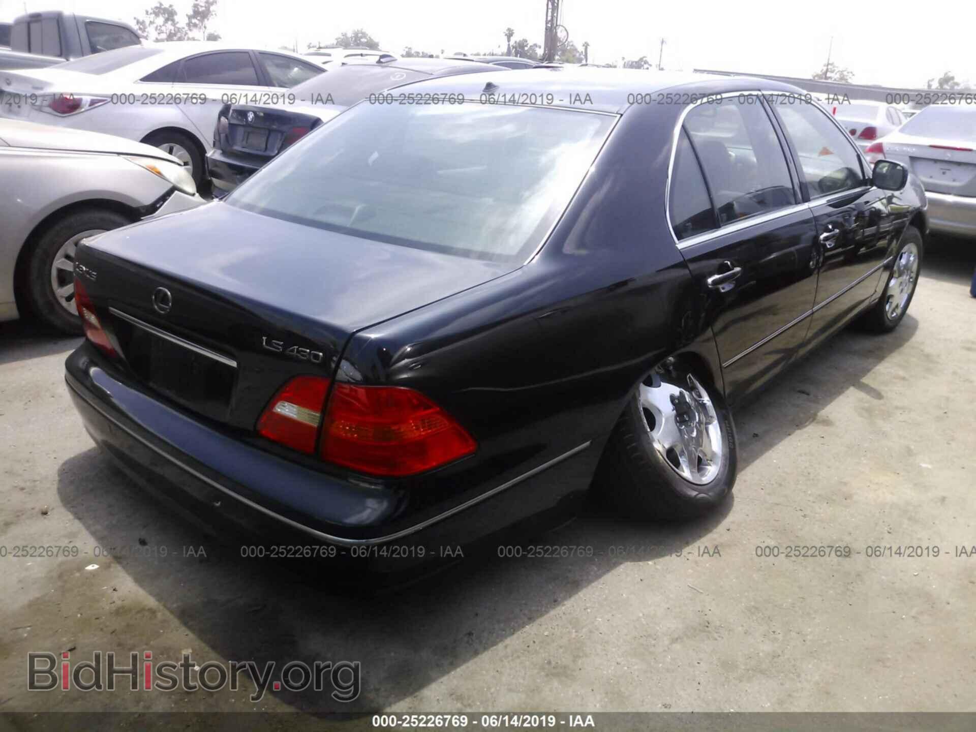 2003 LEXUS LS - VIN: JTHBN30F930093099 - Фото 4