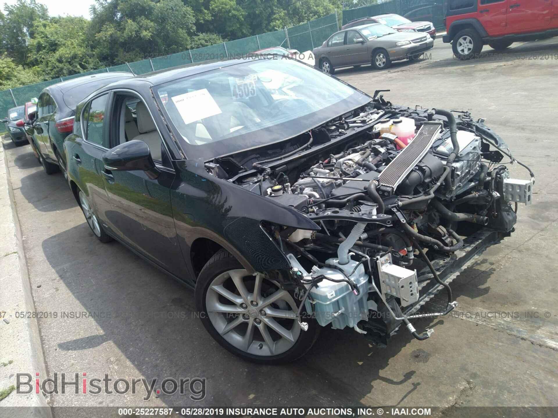Photo JTHKD5BHXC2060601 - LEXUS CT 2012