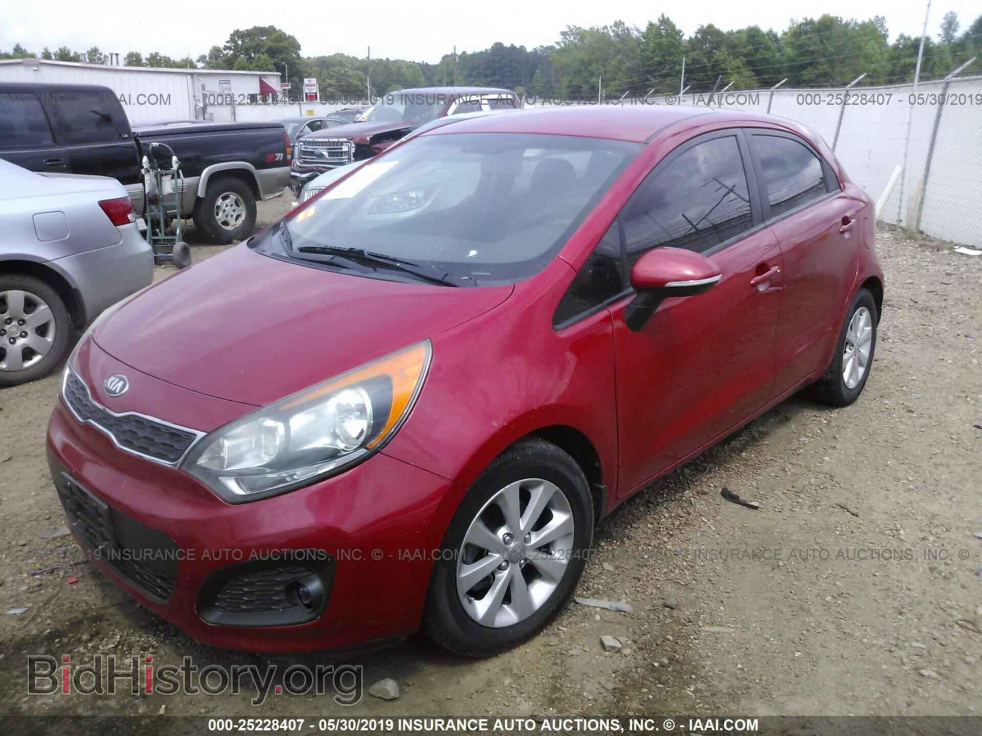 2013 KIA RIO - VIN: KNADN5A36D6195207 - Фото 2