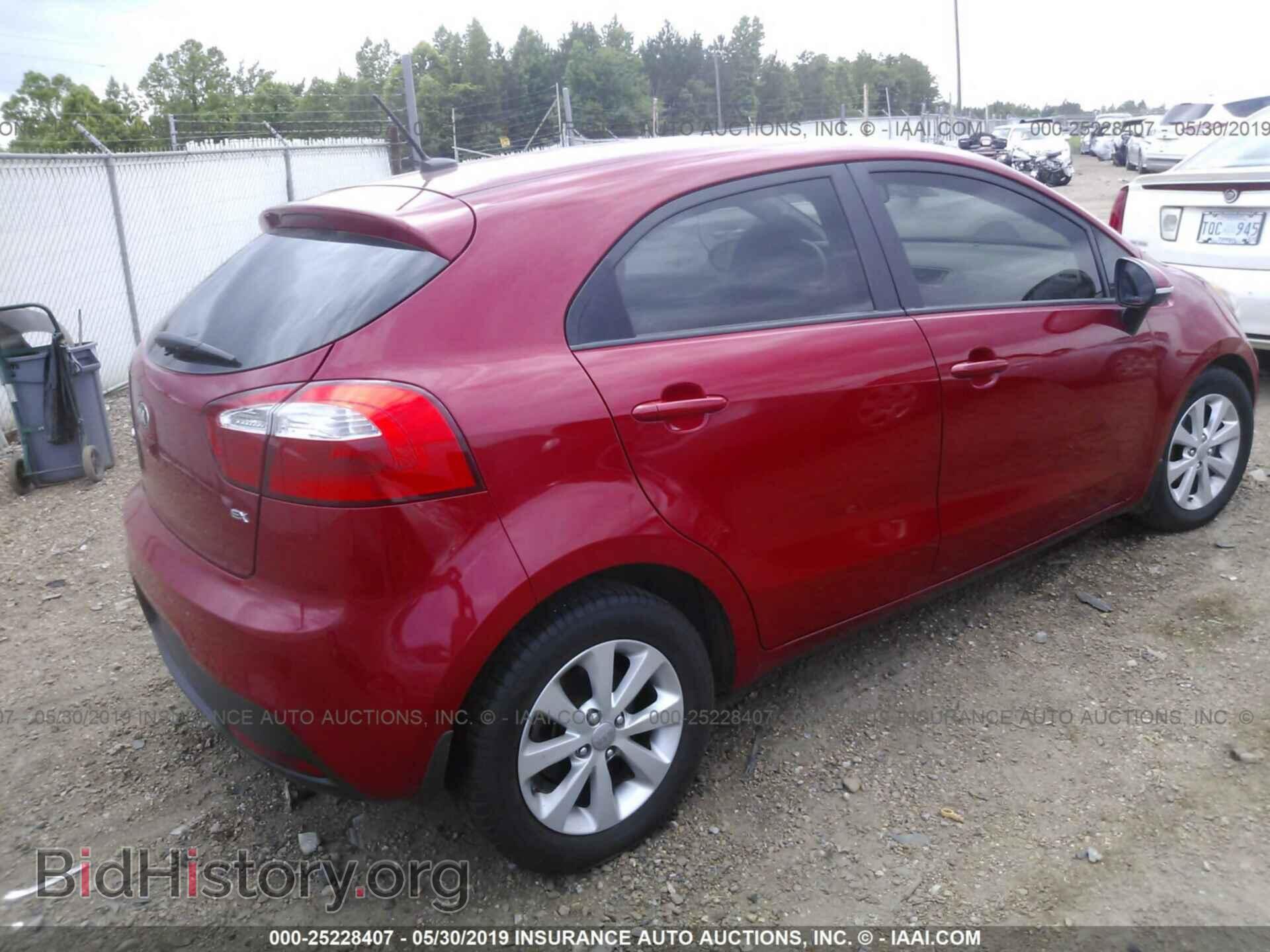 2013 KIA RIO - VIN: KNADN5A36D6195207 - Фото 4