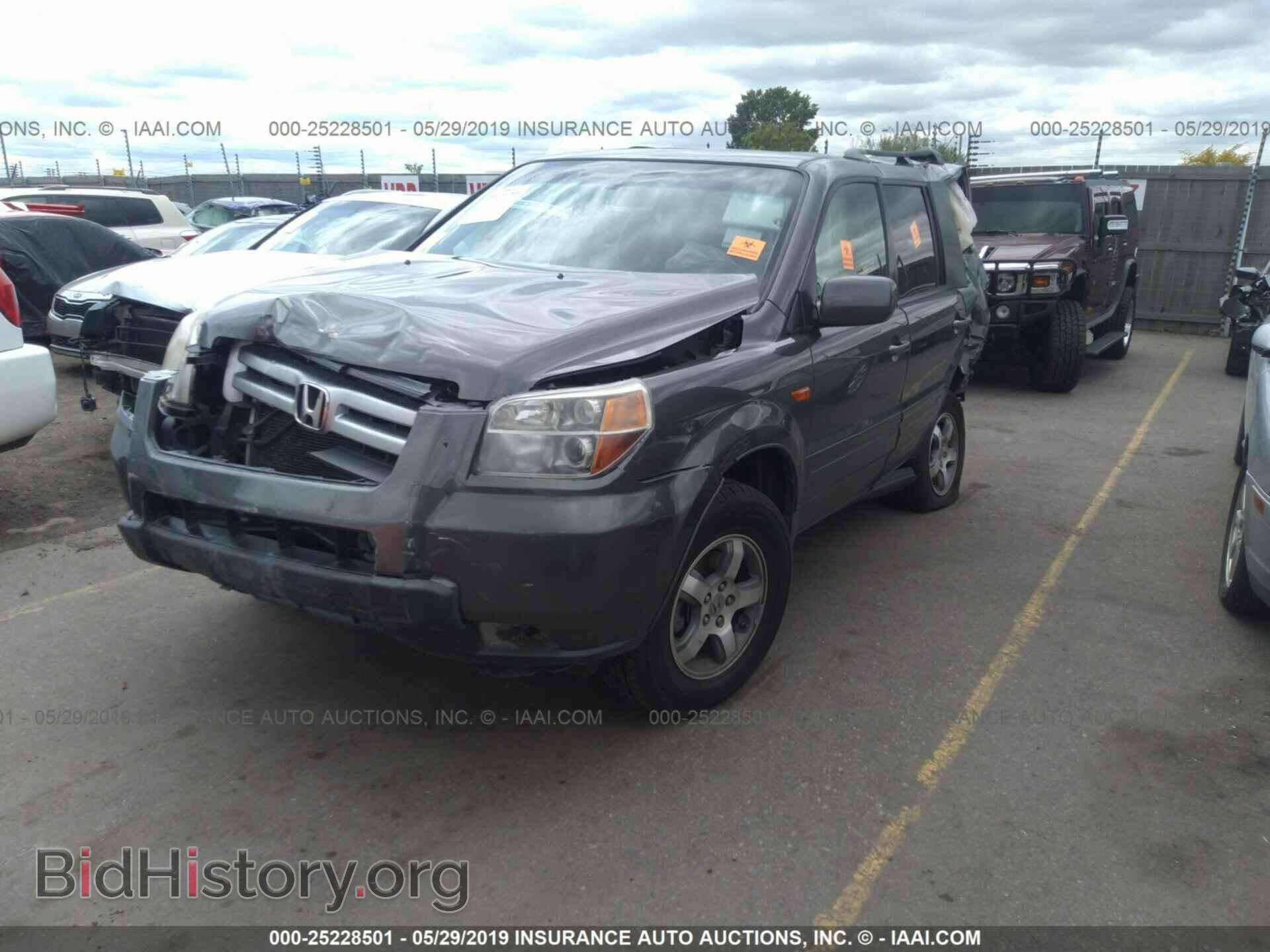 2007 HONDA PILOT - VIN: 2HKYF18597H526812 - Фото 2