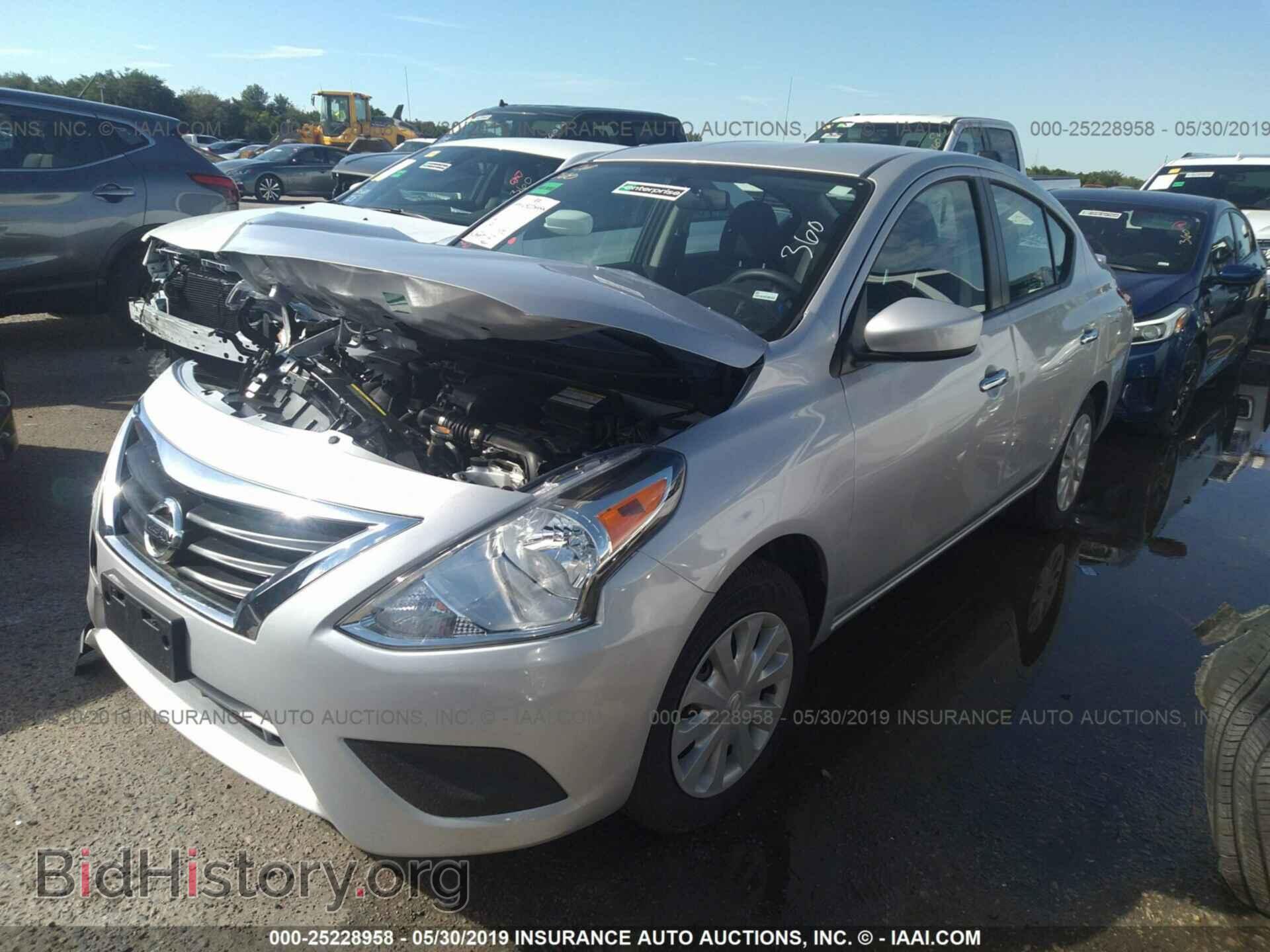2019 NISSAN VERSA - VIN: 3N1CN7AP3KL850250 - Фото 2