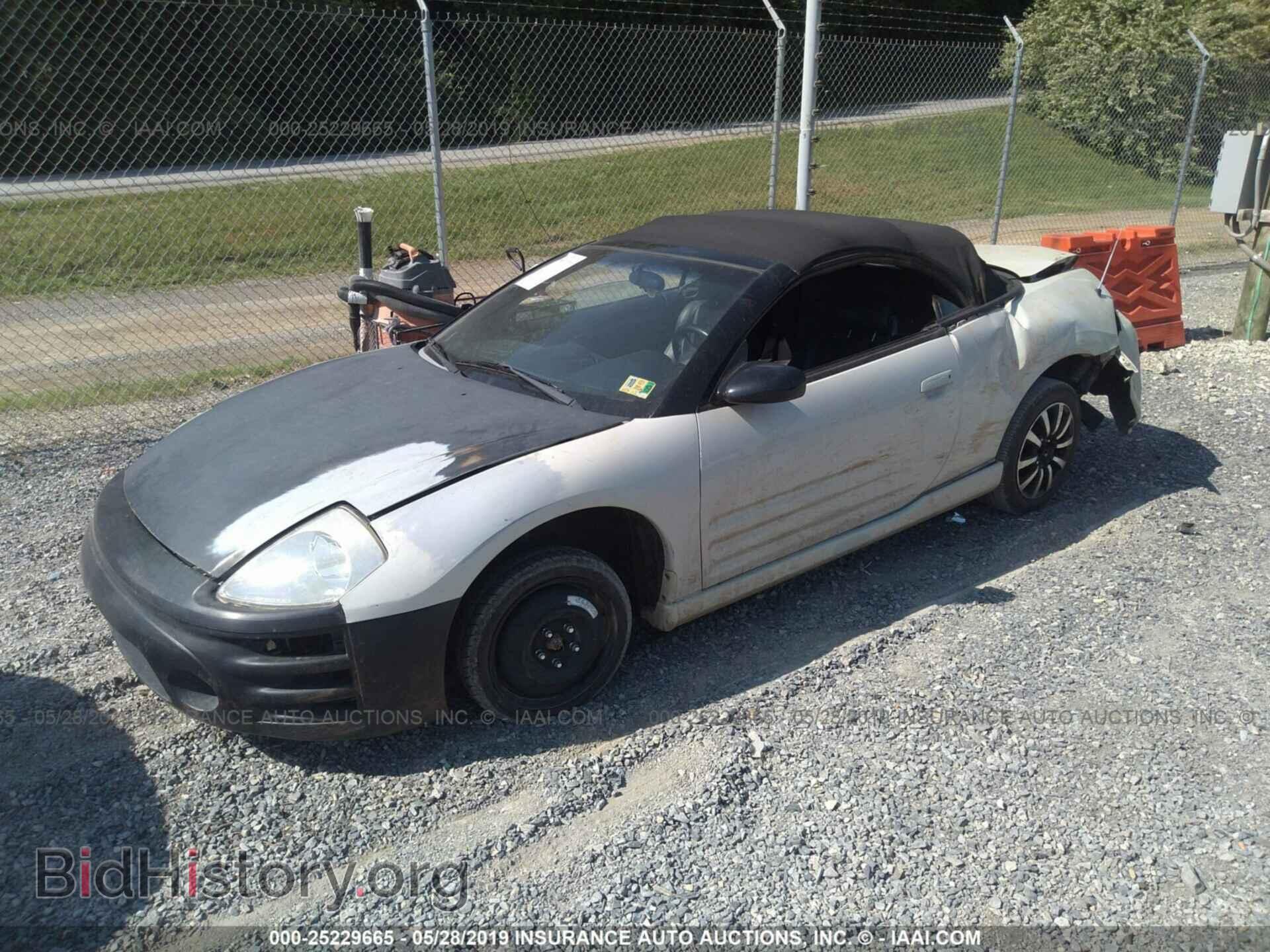 2003 MITSUBISHI ECLIPSE - VIN: 4A3AE75H03E048003 - Фото 2