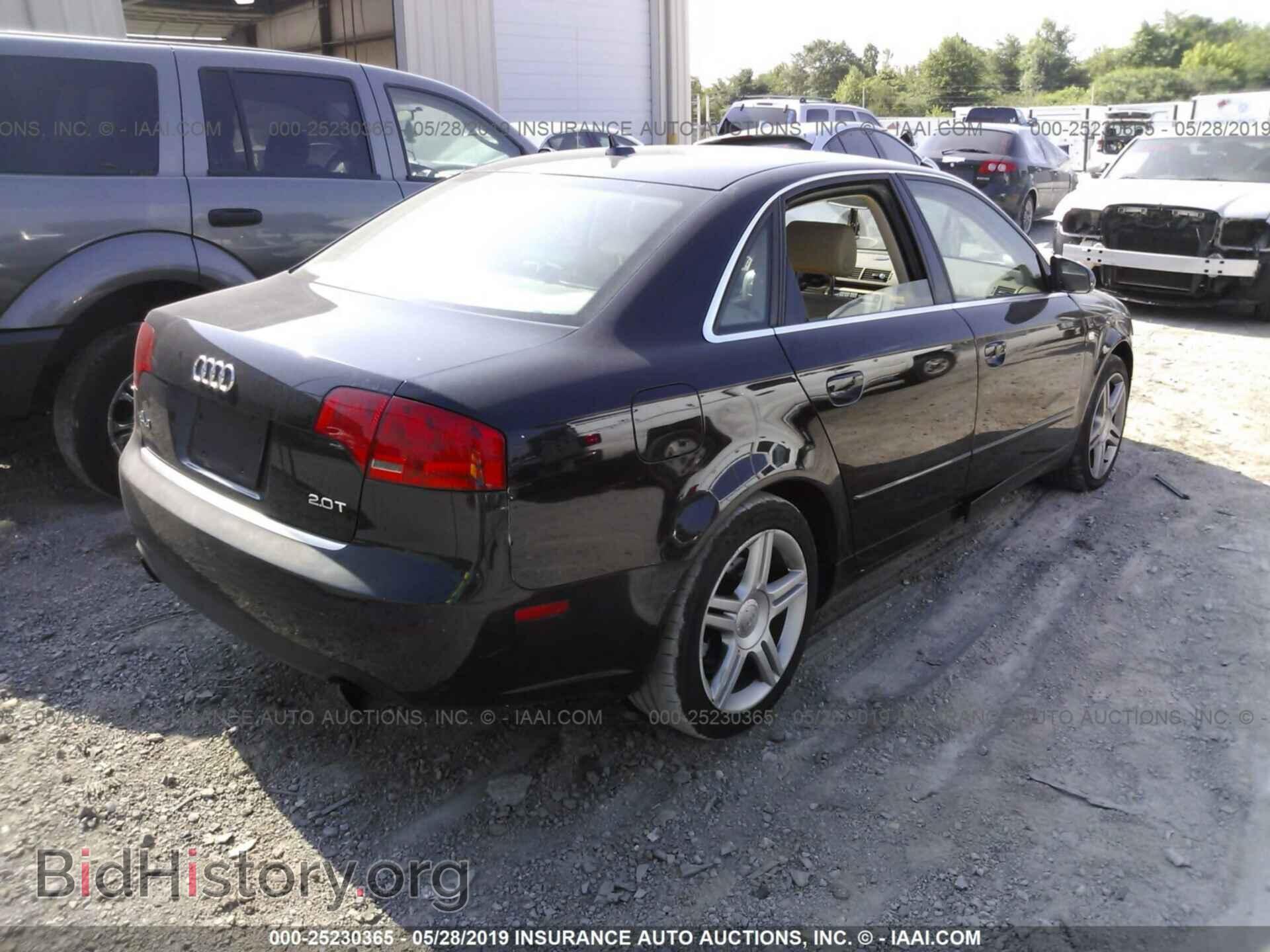 2007 AUDI A4 - VIN: WAUAF78E17A249016 - Фото 4