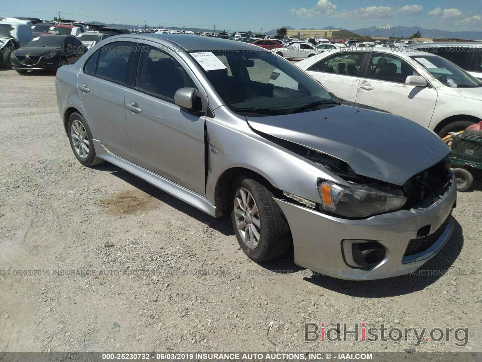 Photo JA32U2FU2GU001834 - MITSUBISHI LANCER 2016