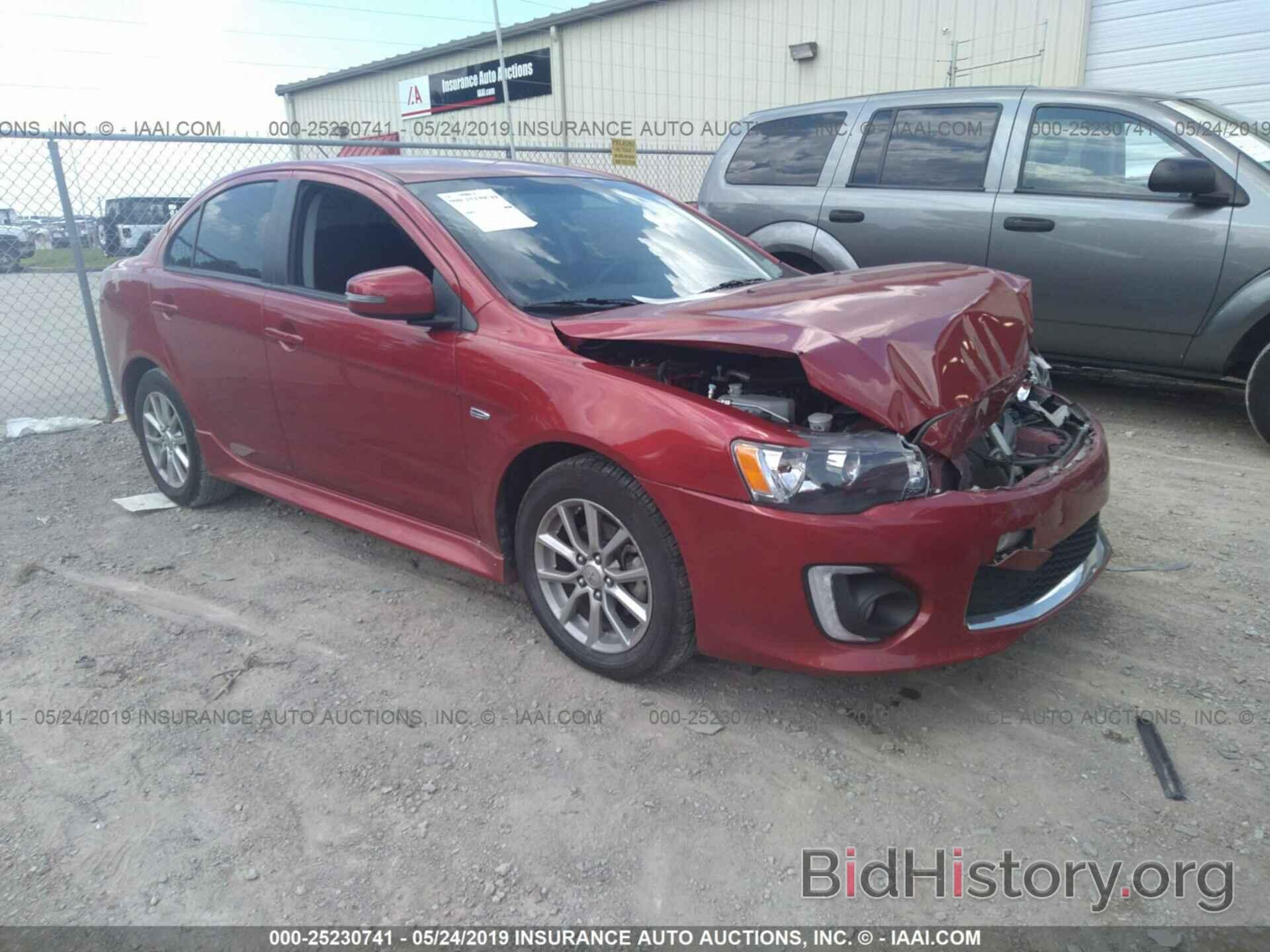 Photo JA32U2FU8GU009372 - MITSUBISHI LANCER 2016