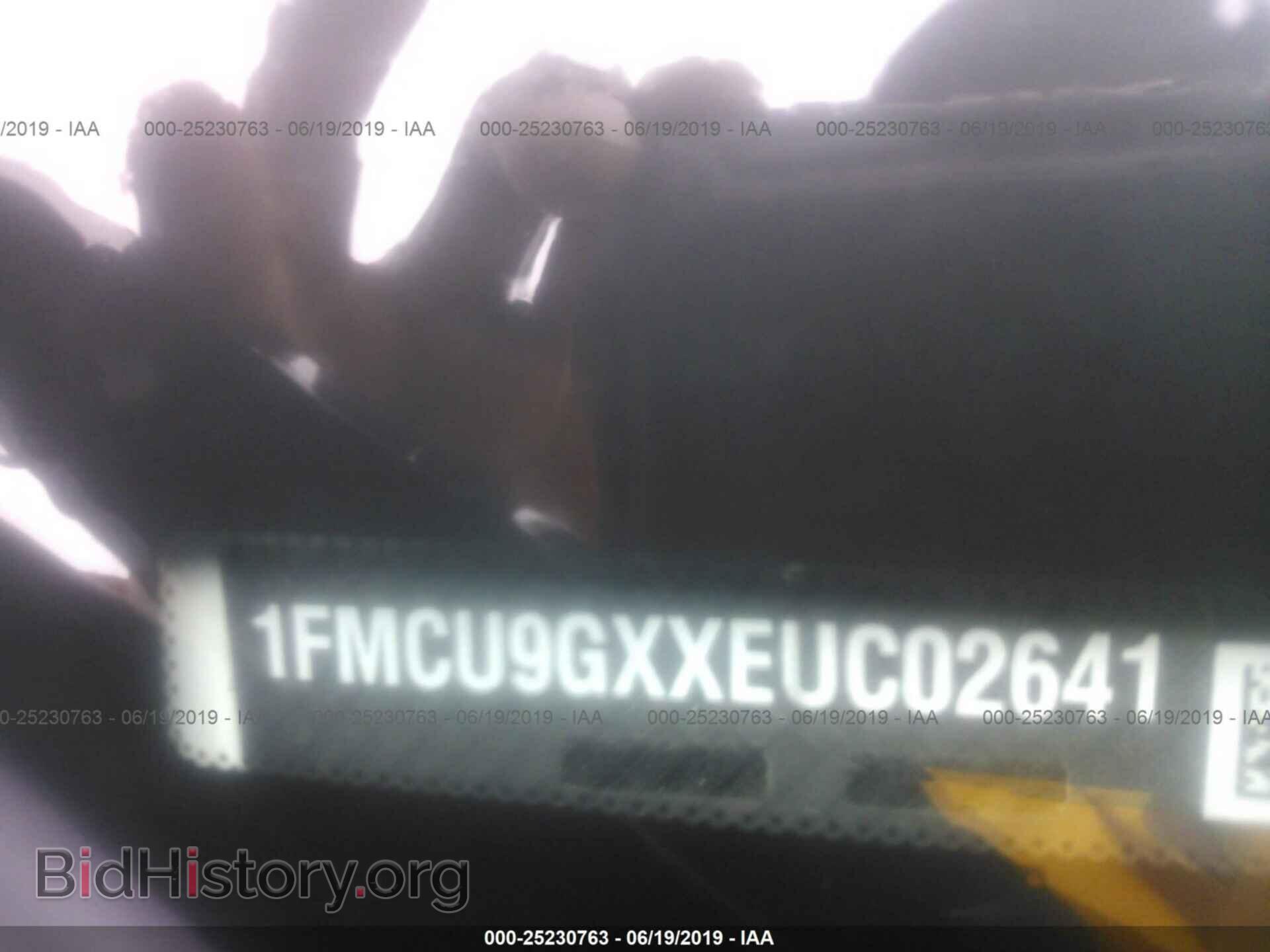 2014 FORD ESCAPE - VIN: 1FMCU9GXXEUC02641 - Фото 9