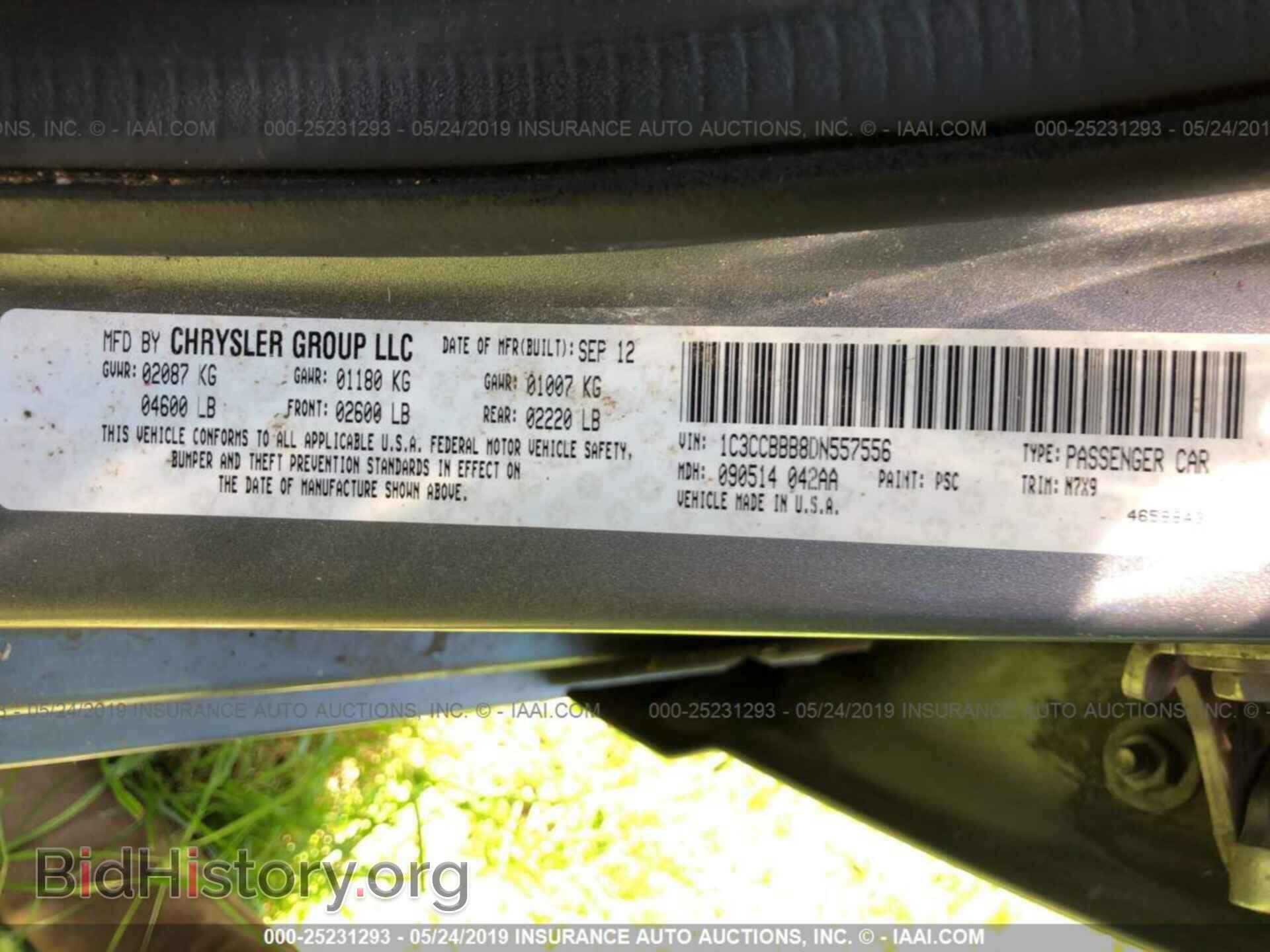 2013 CHRYSLER 200 - VIN: 1C3CCBBB8DN557556 - Photo 9