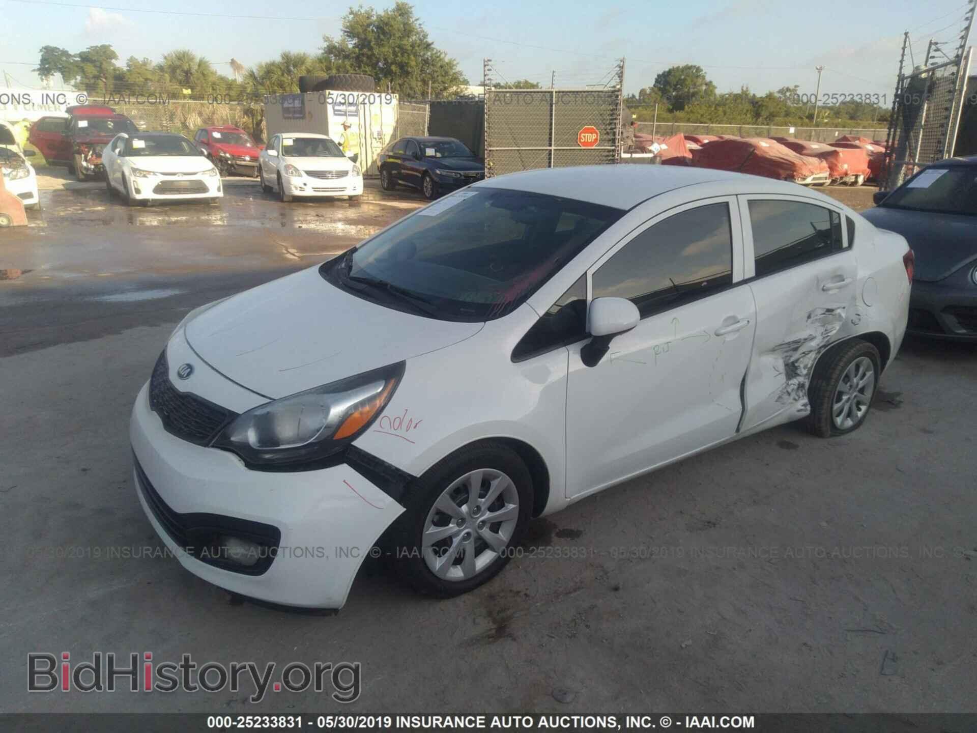 2015 KIA RIO - VIN: KNADM4A30F6464155 - Фото 2