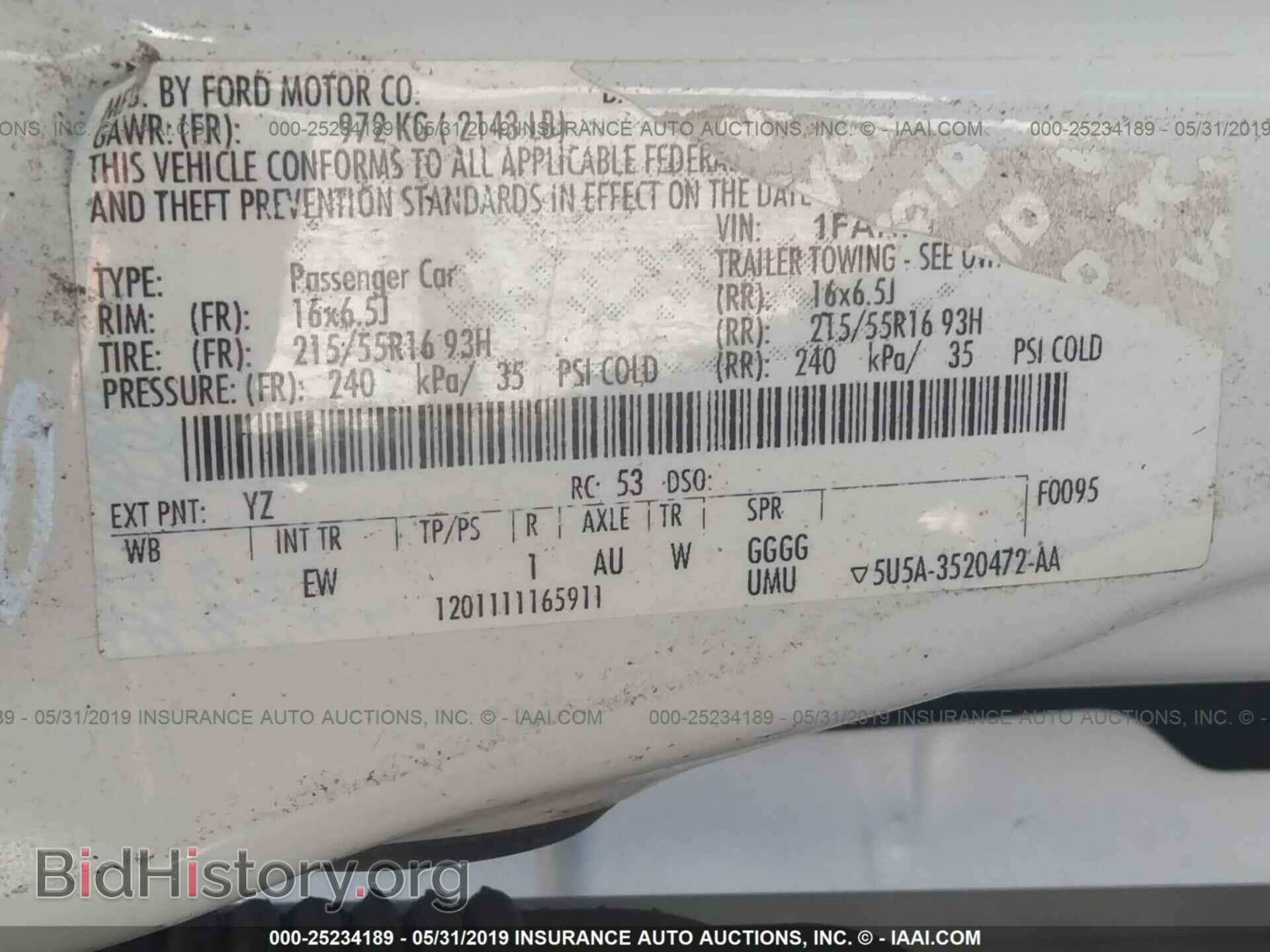 2012 FORD FOCUS - VIN: 1FAHP3K24CL294686 - Фото 9