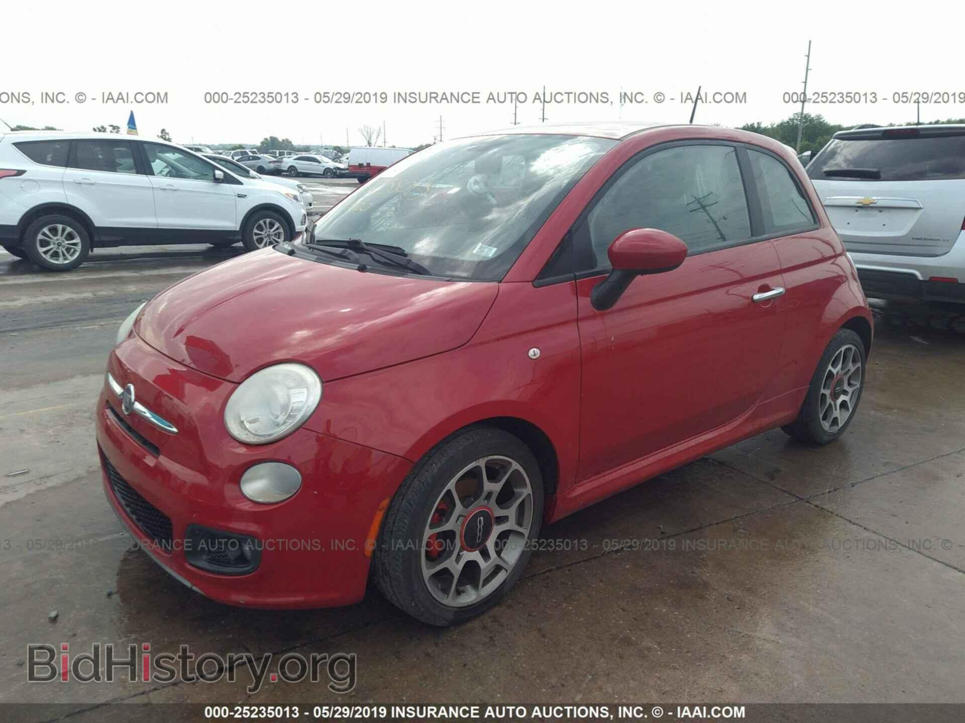 2012 FIAT 500 - VIN: 3C3CFFBR9CT123589 - Фото 2