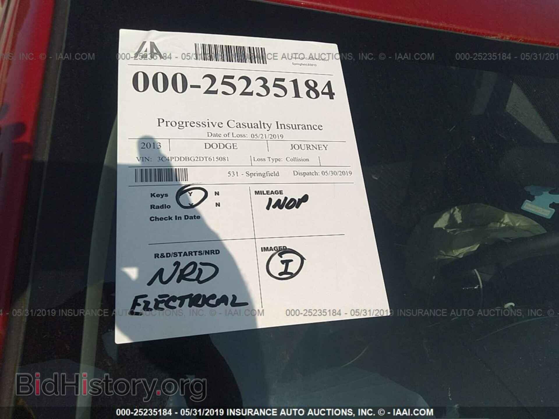 2013 DODGE JOURNEY - VIN: 3C4PDDBG2DT615081 - Photo 7