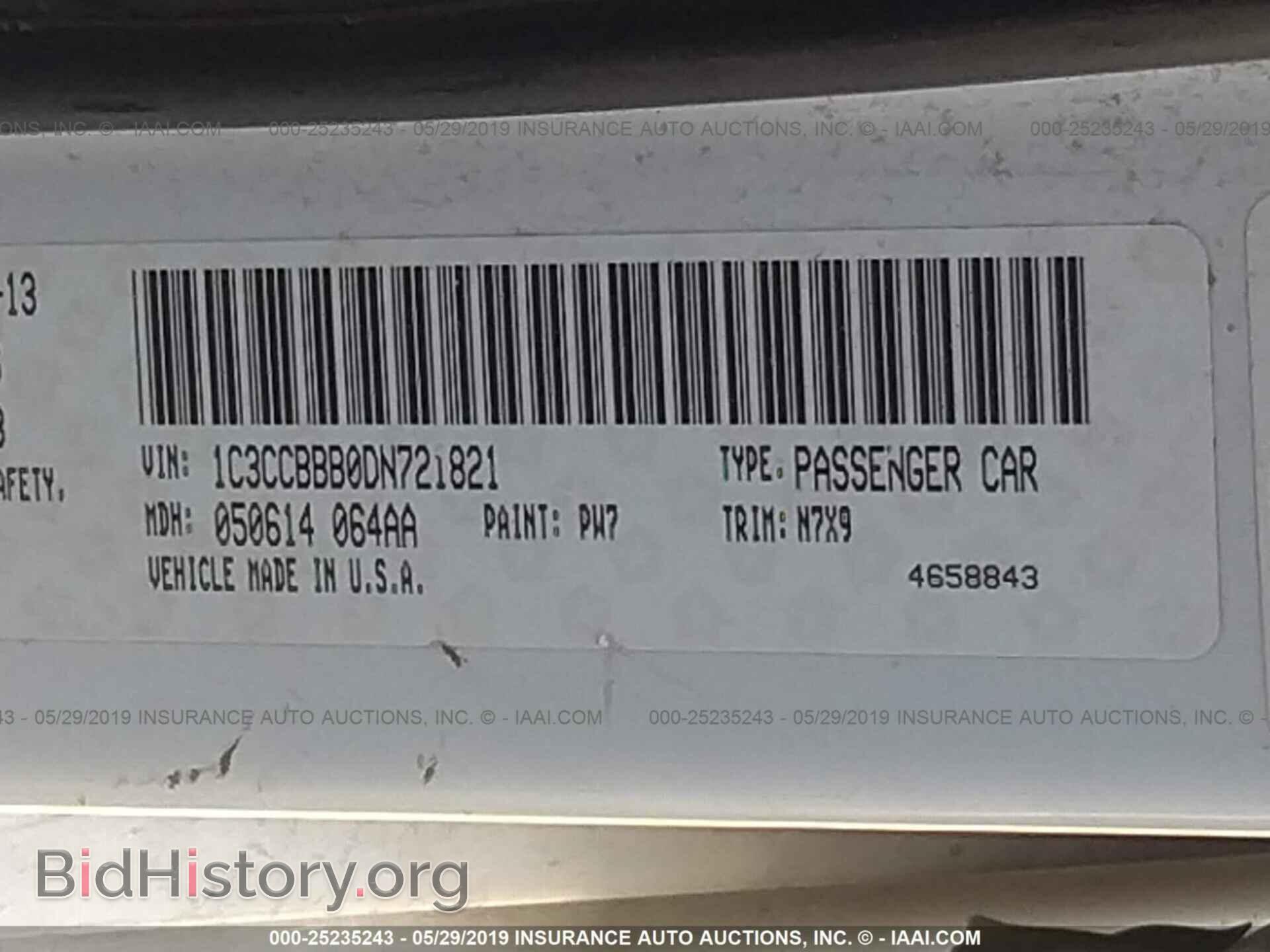 2013 CHRYSLER 200 - VIN: 1C3CCBBB0DN721821 - Photo 9
