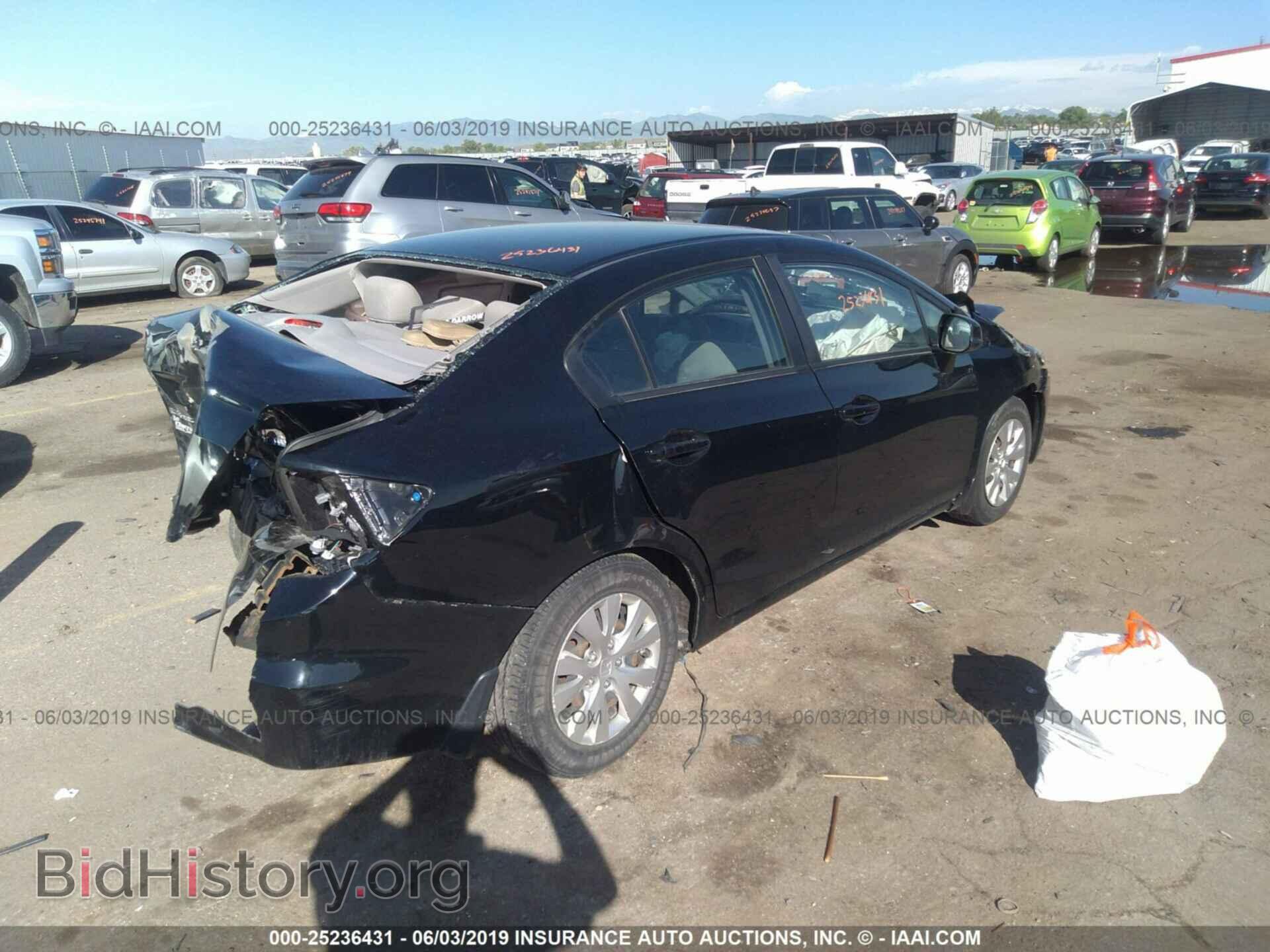 2012 HONDA CIVIC - VIN: 19XFB2F51CE101238 - Фото 4