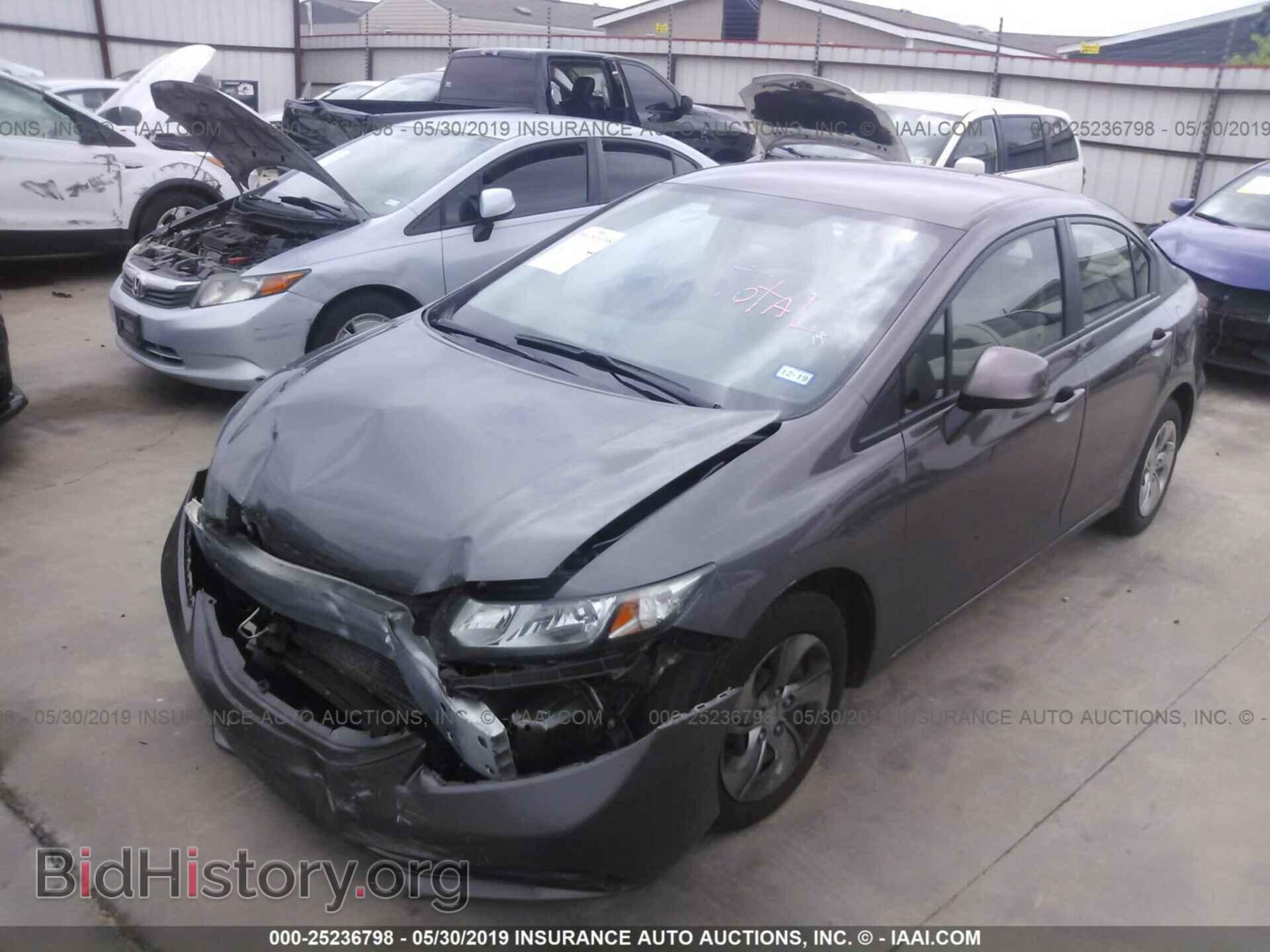 2013 HONDA CIVIC - VIN: 19XFB2F52DE222894 - Фото 2